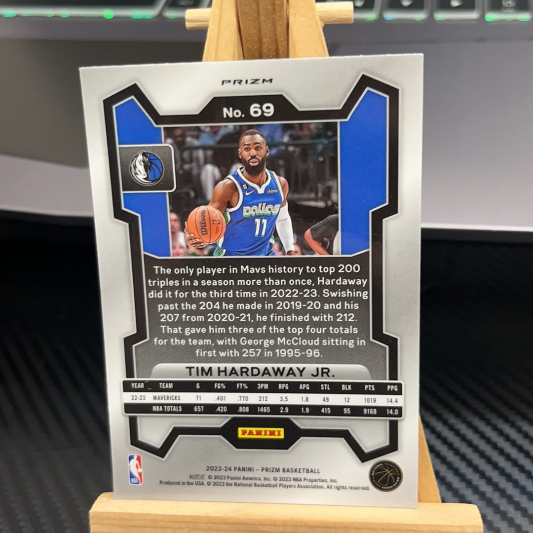 2023-24 Panini Prizm Tim Hardaway Jr. 哈达威二世 独行侠 银折 折射 prizm系列 pz 卡品如图 凑图必备 值得收藏!免费代卖!