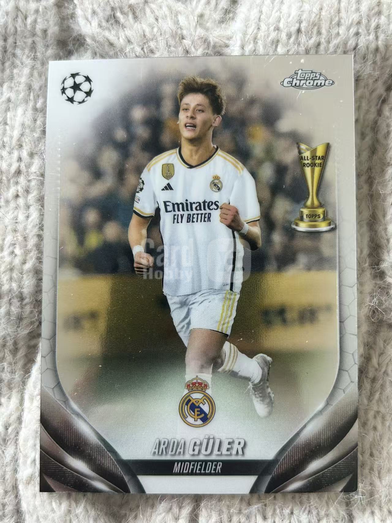 2024 Topps Chrome Arda Güler 阿尔达・居勒尔 - 皇马天才新秀,盘带与射门出色,土耳其国脚,潜力无限,全明星新秀,凑套必备