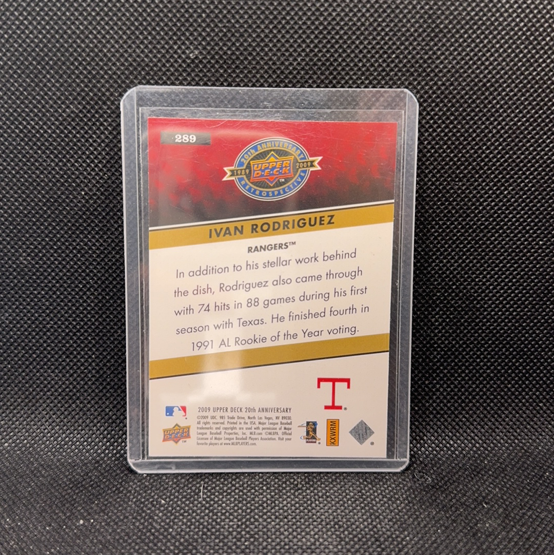 【Roseee代卖】2009 Upper Deck 20th Anniversary UD 20周年 伊万 罗德里格斯 传奇捕手 梁丁