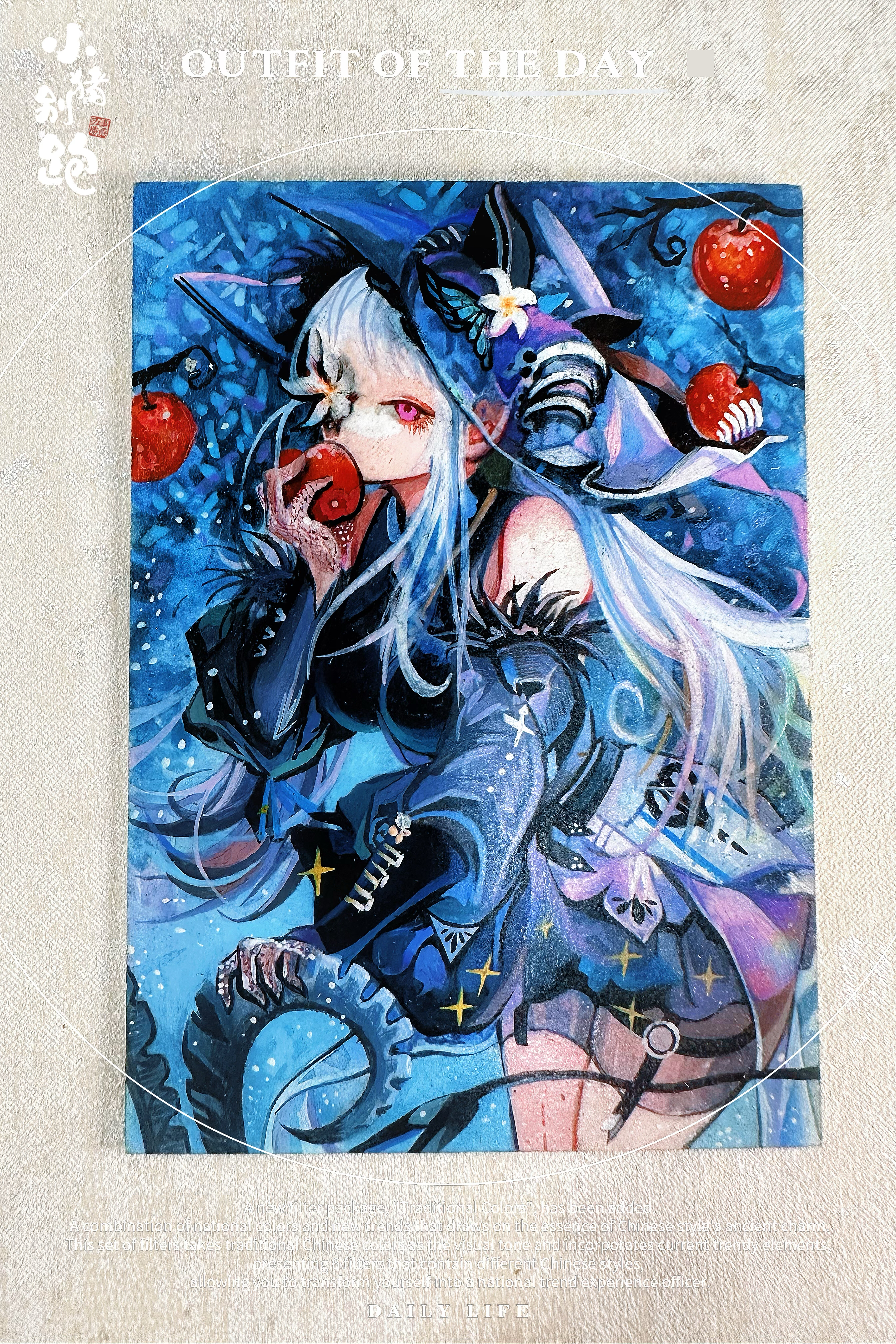 〖小猪别跑hit手绘〗【画师:星星】 工作室详见卡背 1/1 亲签 手绘卡 sketch card 小图压缩严重,请老板们点开大图看细节~小猪必为您把关每一张手绘!