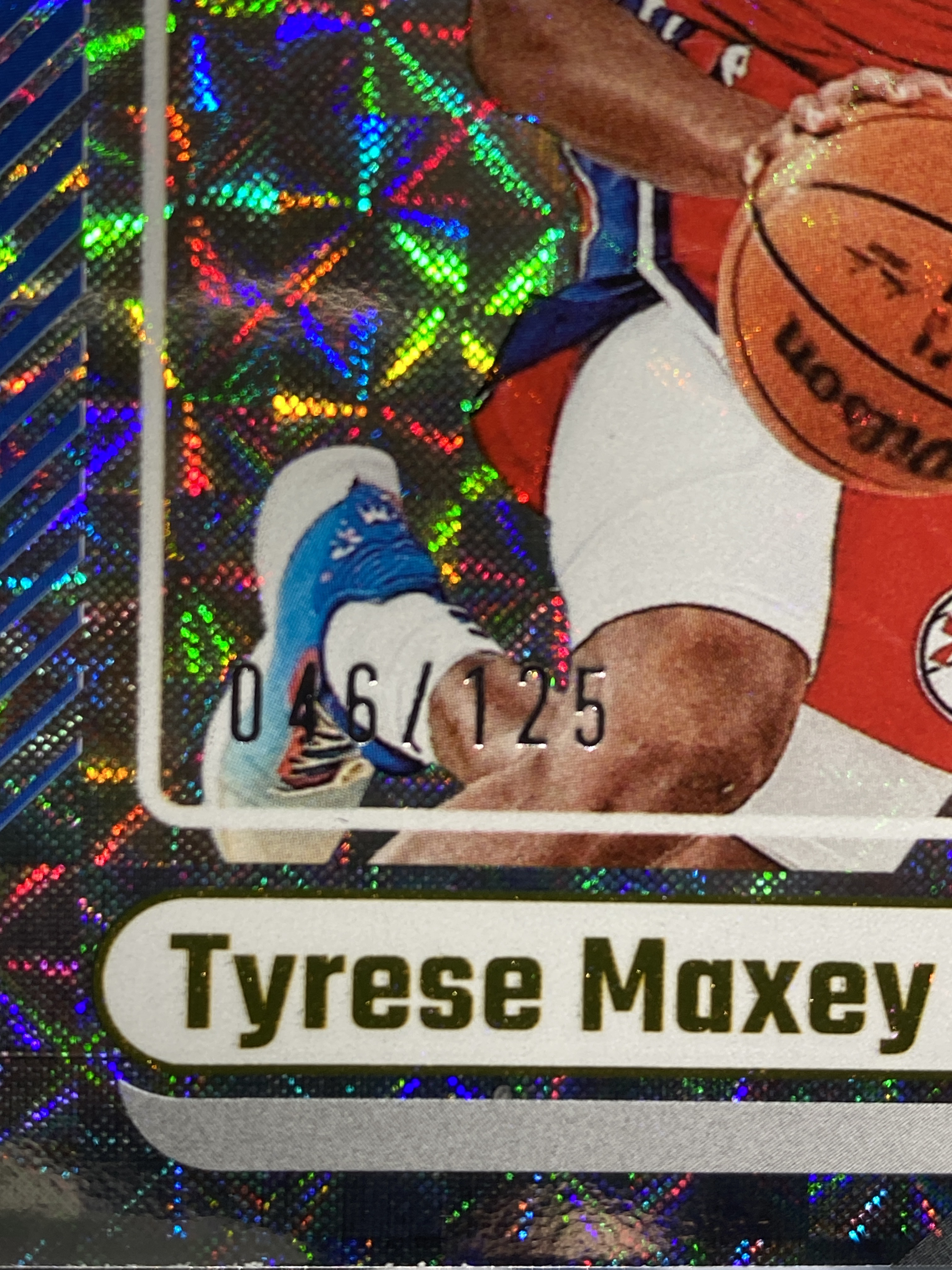 2024-25 【靓星代拍】 Donruss Tyrese Maxey 杜蕾斯 46/125编 76人 泰雷塞马克西 风车折 费城超跑 卡品如图 专收凑套必备 #火