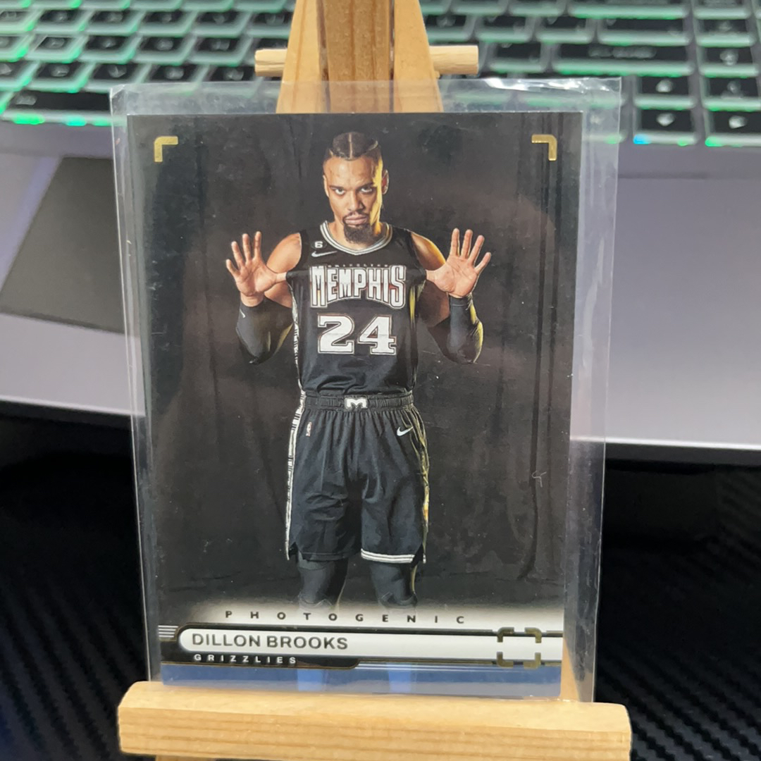 2022-23 Panini PaniniPhotoGenicNBA Dillon Brooks 狄龙 布鲁克斯 灰熊 上镜系列 卡品如图 瑕疵看图 凑图必备 值得收藏!