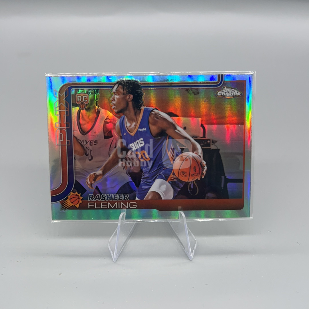 2025 Topps Chrome Rasheer Fleming RC H 【顺丰速运 只合并不累计】topps 新秀RC 拉希尔 弗莱明 base