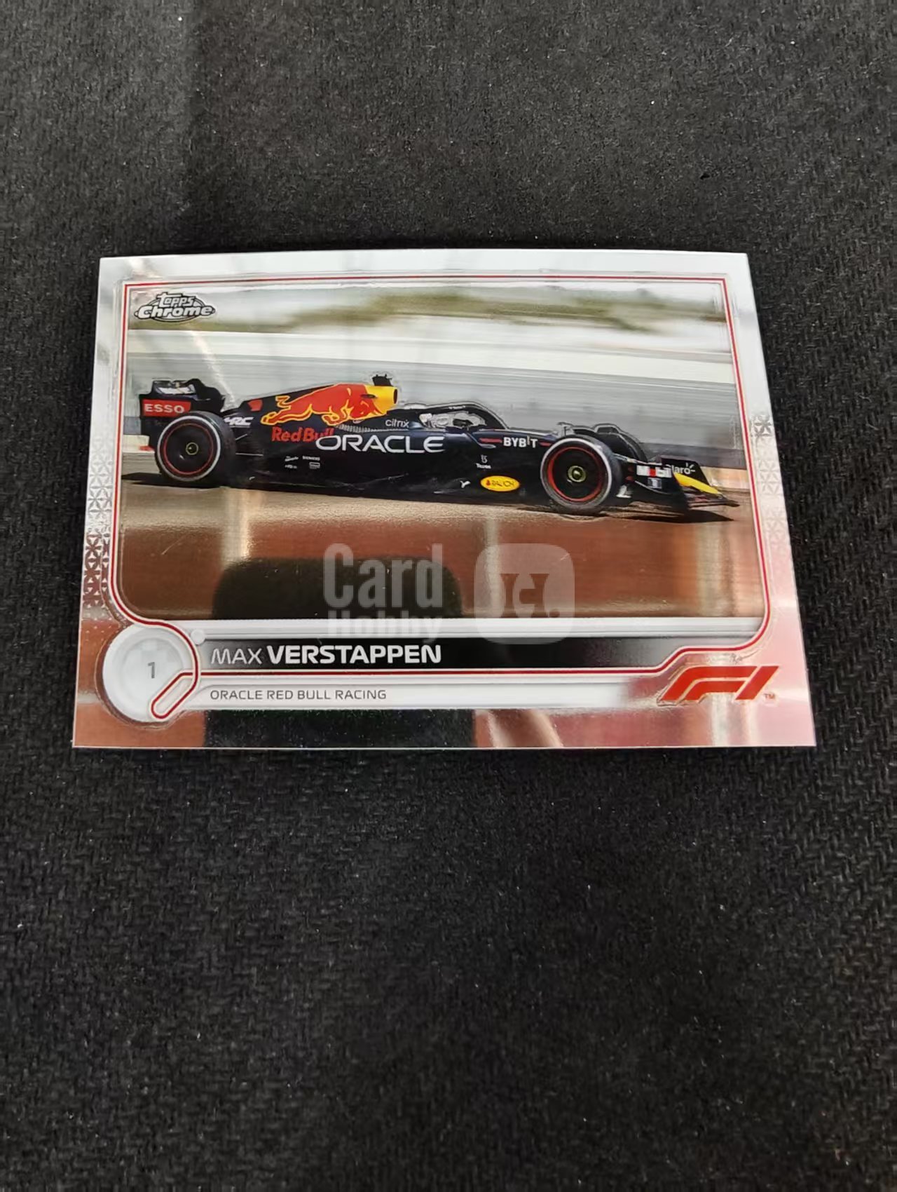 2022 Topps Chrome F1 Max Verstappen 维斯塔潘 红牛 划痕 边角瑕疵 #109