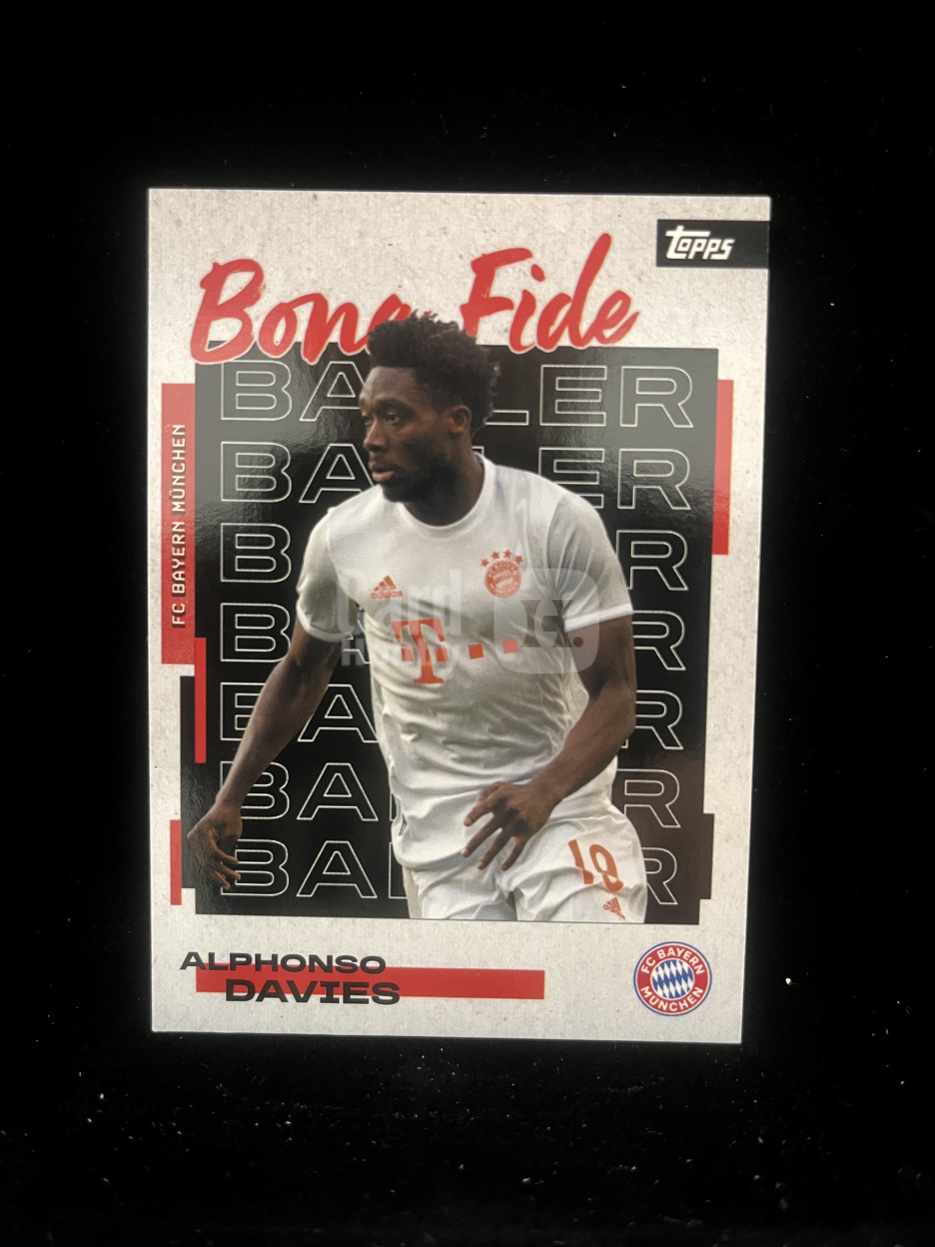 免费代拍 2022 Topps Bayern Munich Team Set Bona Fide 德甲 阿方索·戴维斯 Alphonso Davies Insert 卡品如图#B区233