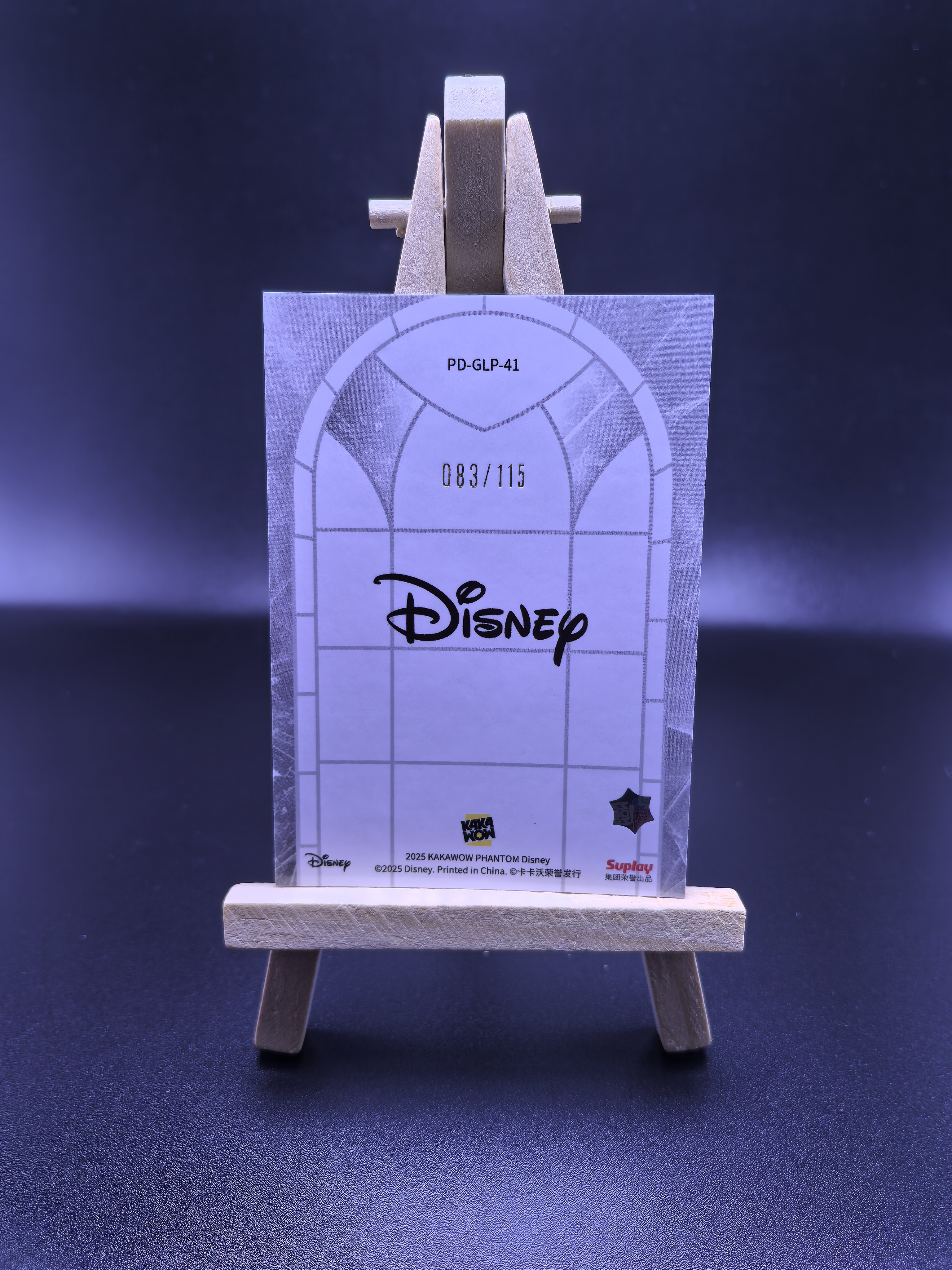 2025 Kakawow 卡卡沃 Phantom Disney 迪士尼 Judy Hoops 彩玻璃-紫 疯狂动物城 朱迪 霍普斯 大热IP 限量115编 卡品如图(NGU)