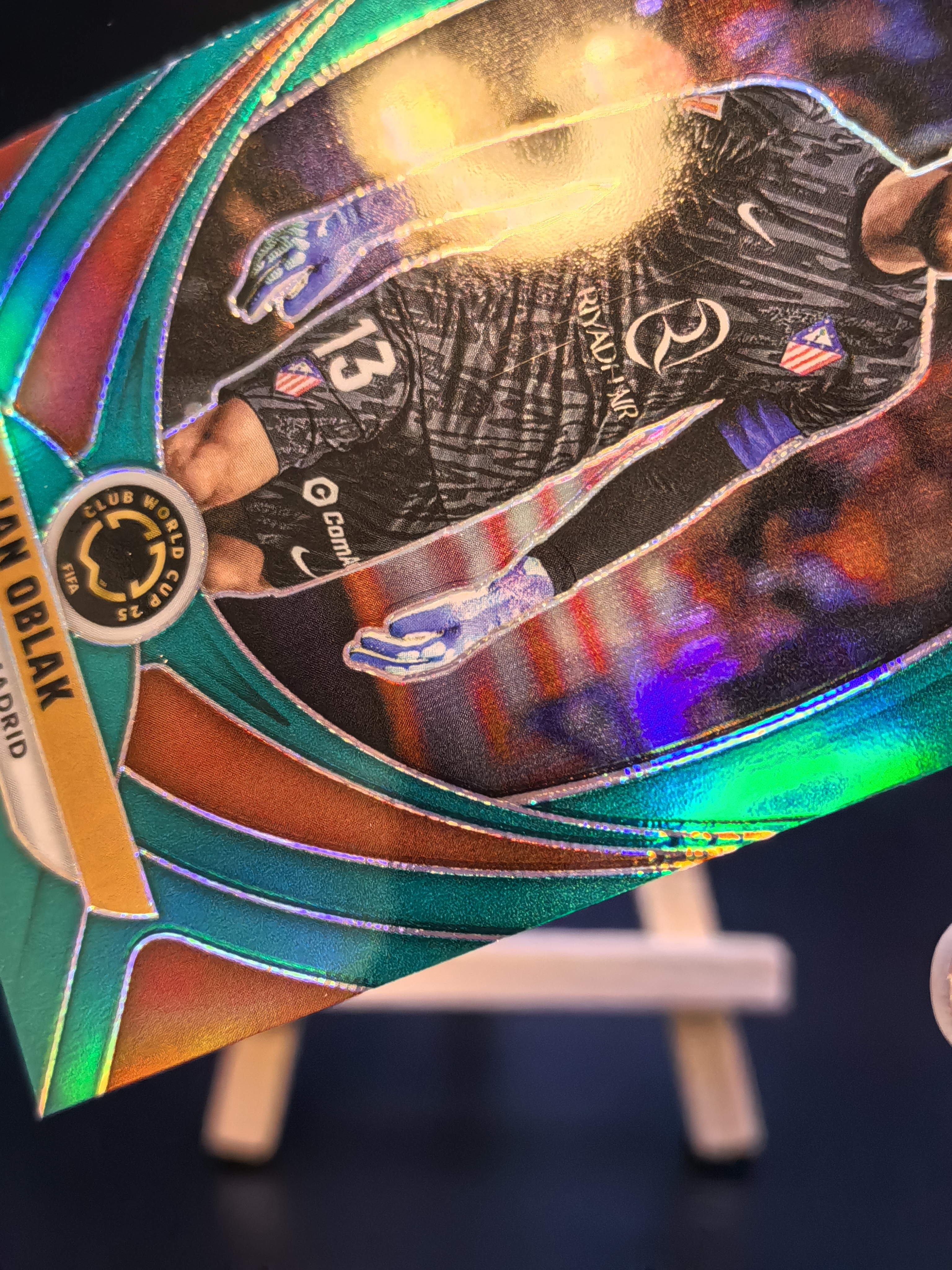 2024-25 Panini Prizm 元年世俱杯pz Jan Oblak 马竞 马德里竞技 门神 奥布拉克 青绿折 限量99编 卡品如图(cy)