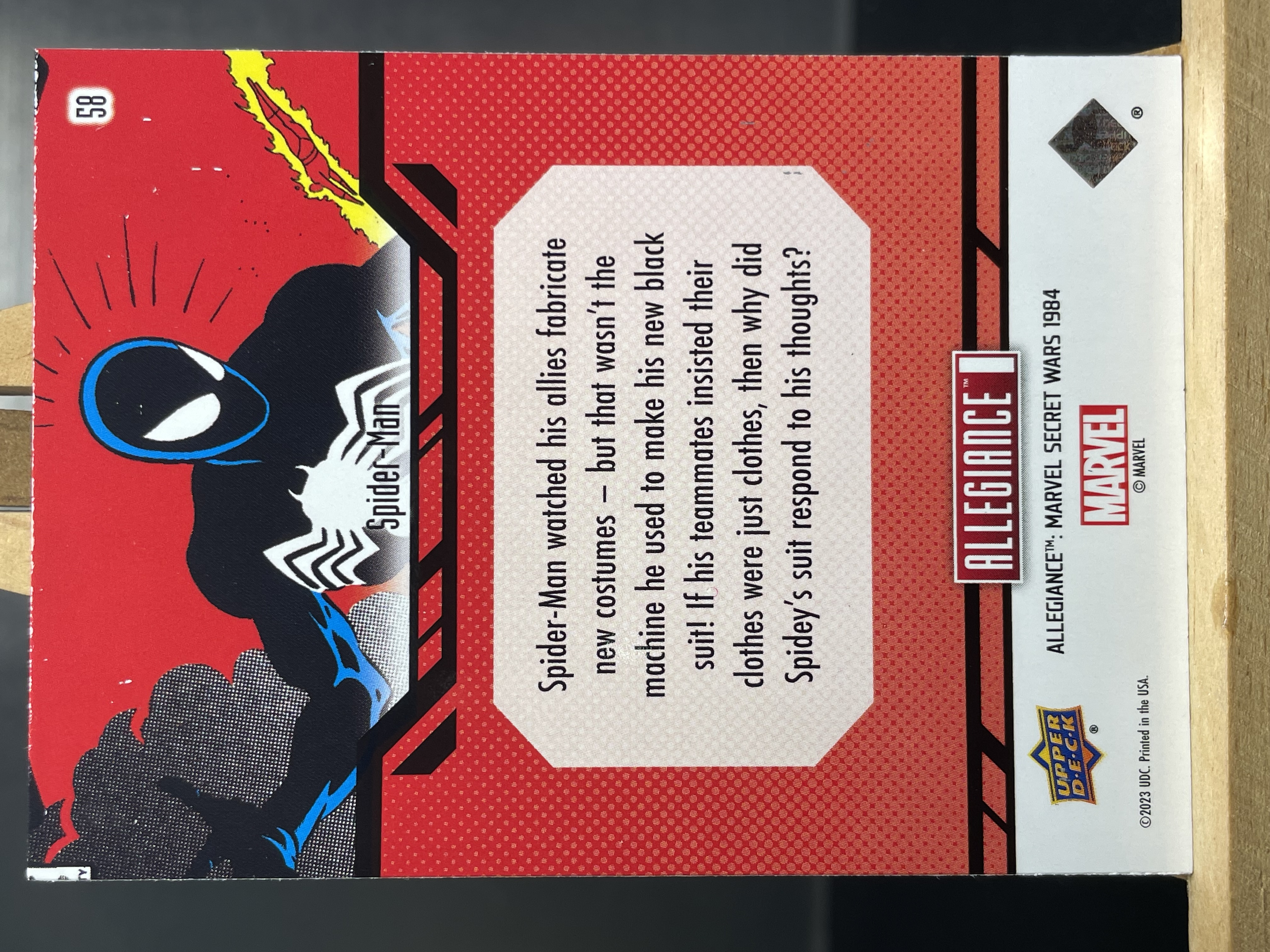 (B6) 2023 UPPER DECK MARVEL 漫威 BASE 蜘蛛侠 实卡好看 收藏凑套必备 卡品如图!!!