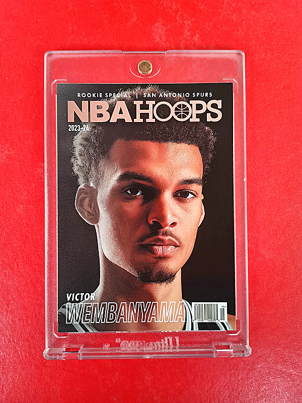 2023-24 Panini HOOPS 维克托·文班亚马 Victor Wembanyama RC (( 新秀 肖像 品好,搏psa10 )) 有望夺冠 还在暴涨中 投资首选 (送砖)