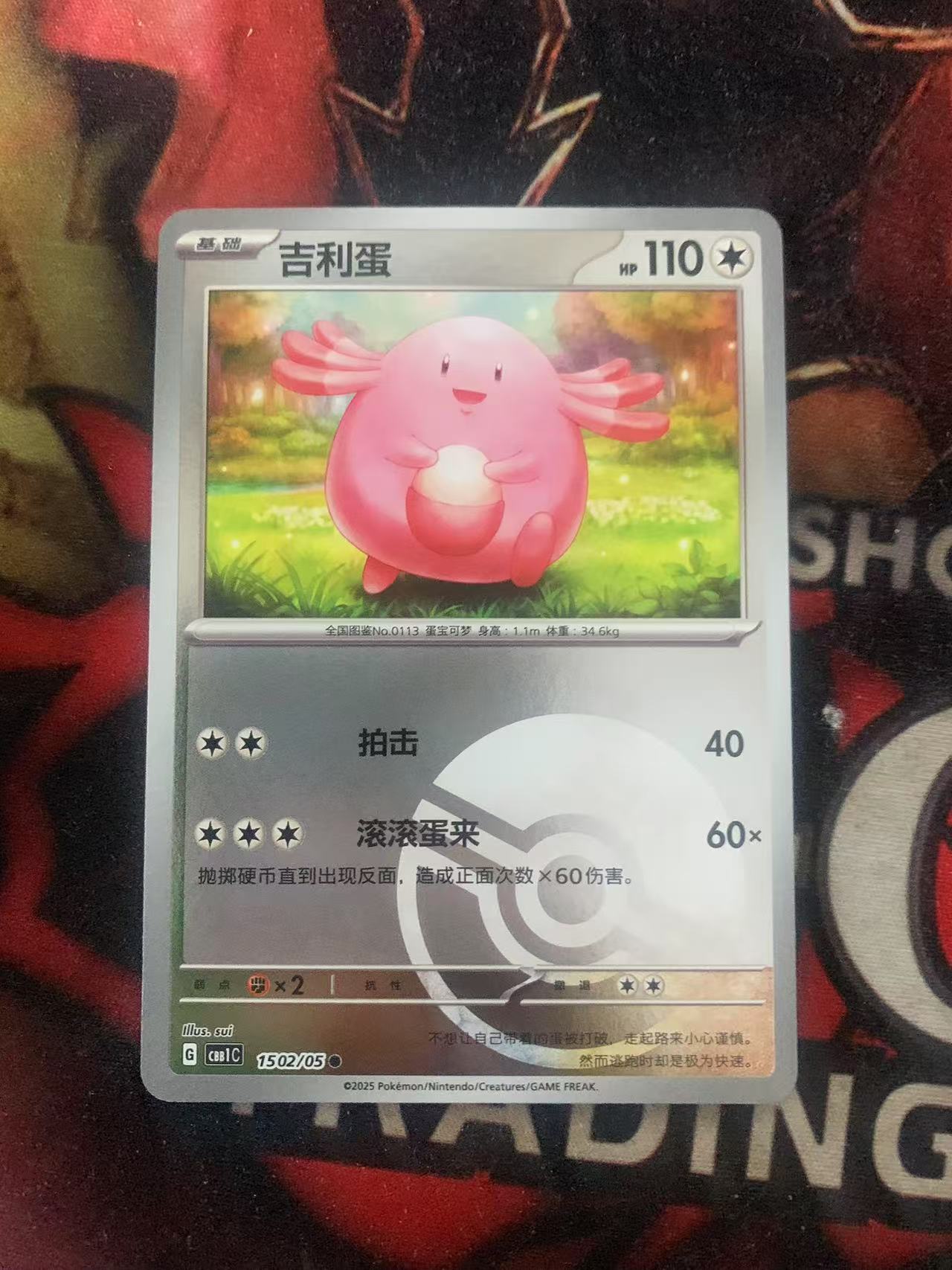 2024 Pokemon TCG 1 吉利蛋 球闪 chs 宝可梦 简中 木水拍卖第一百七十九期