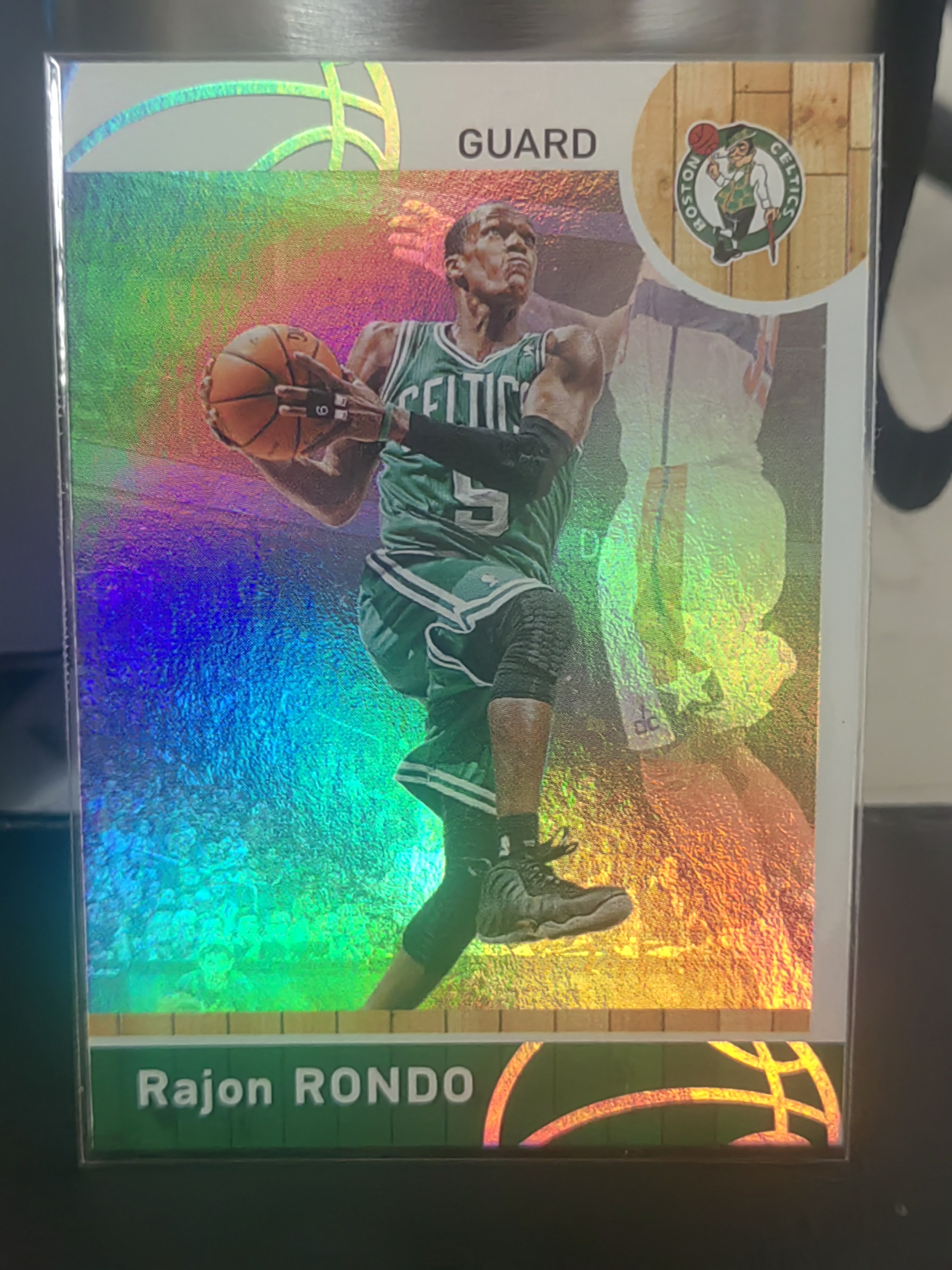 2013 Panini S.p.A Rajon Rondo 中雅图 折射 朗多 隆多 凯尔特人 篮 白边白角 不保卡品 卡品如图