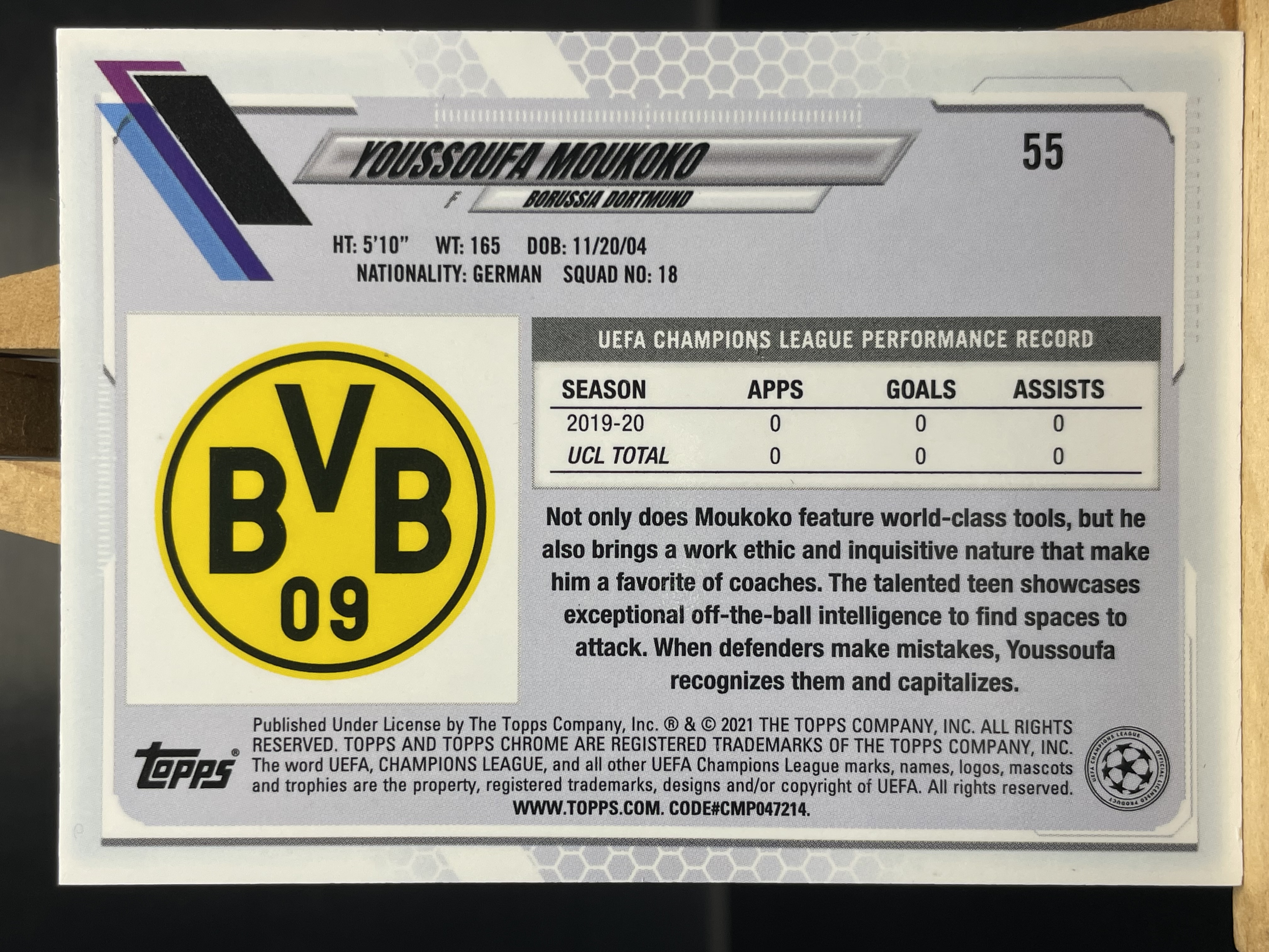 (K4) 2022 TOPPS 蓝碎冰 新秀RC 优素法 穆科科 近期大热球星 收藏必备 卡品如图 ! ! !