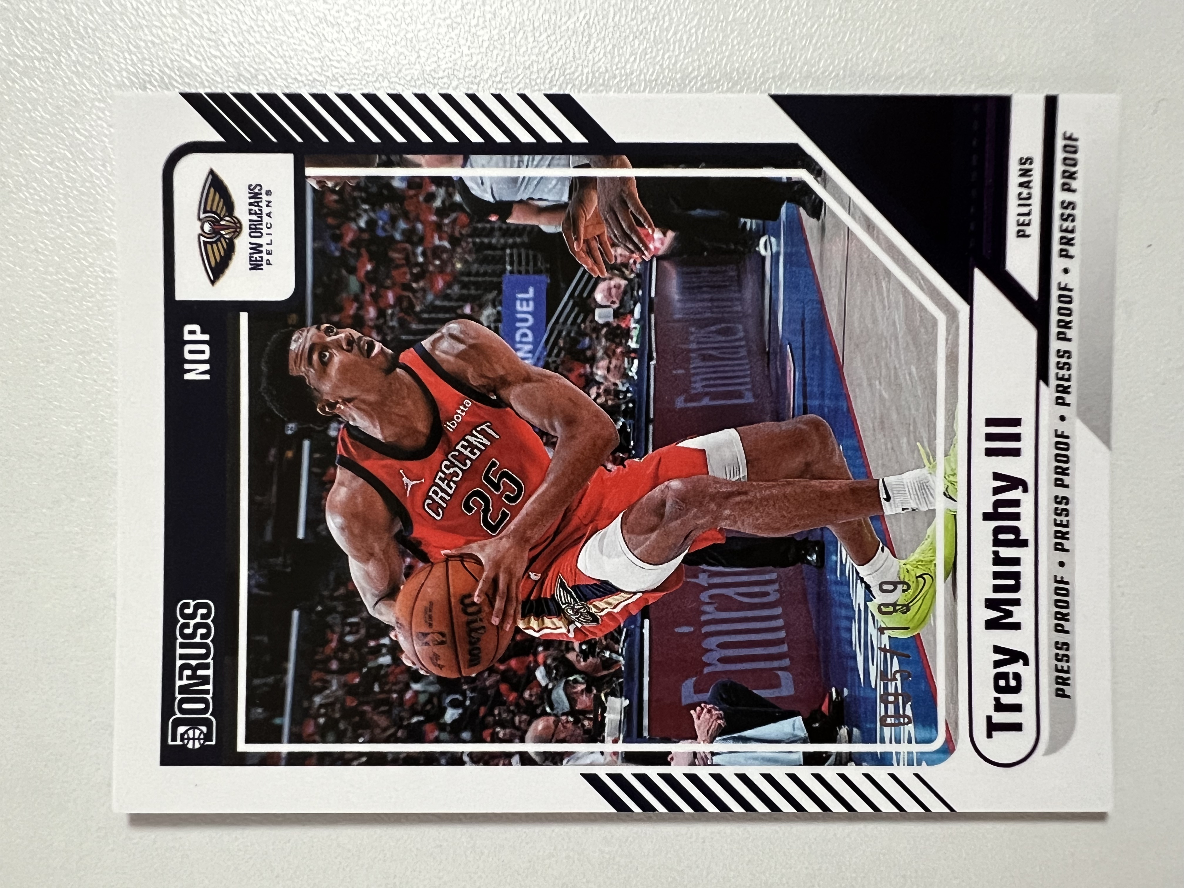 2024-25 Panini Donruss Trey Murphy III 095/199编 特雷墨菲三世 鹈鹕 杜蕾斯 HH02 收藏凑套 卡品如图