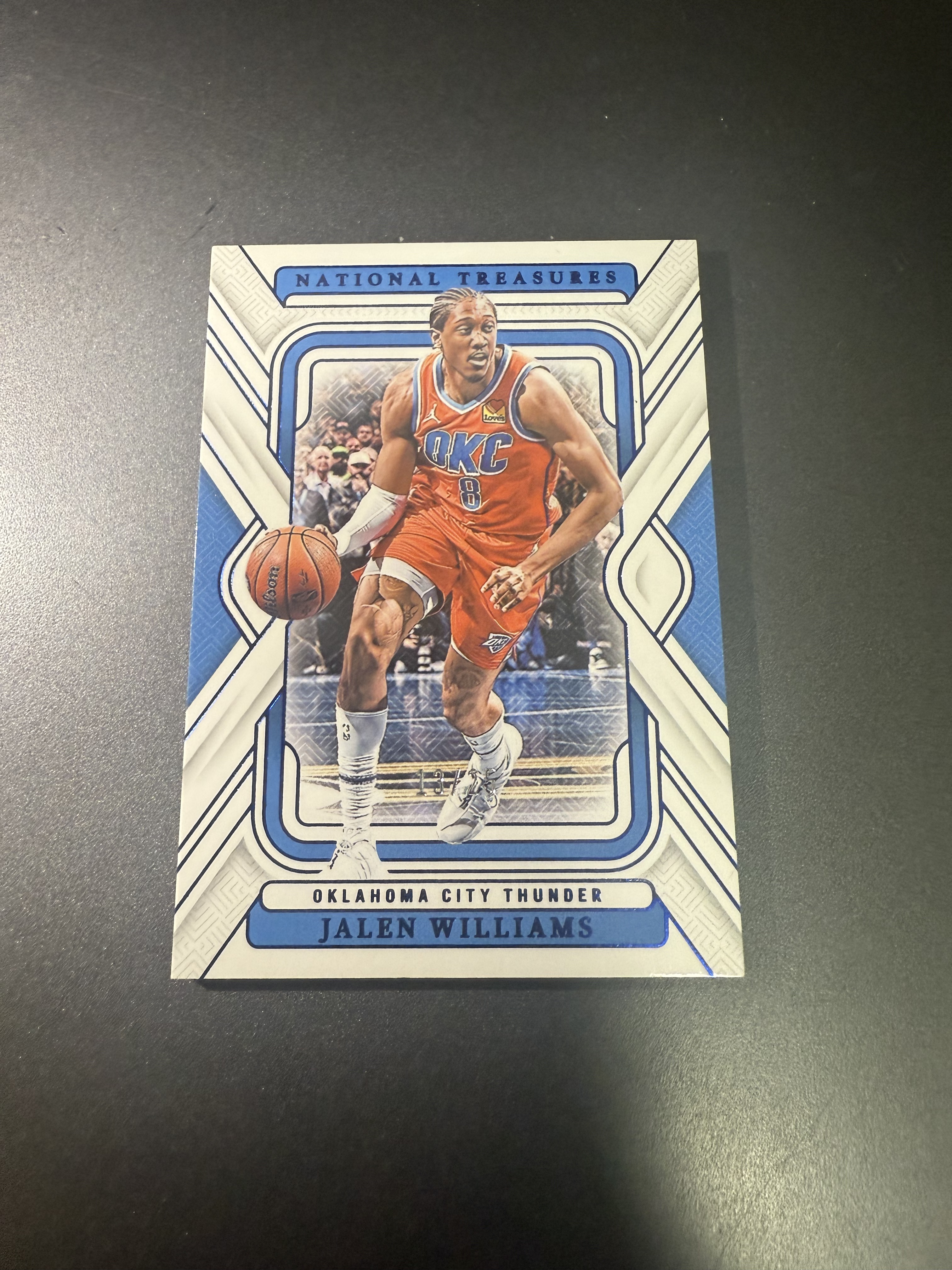 2024-25 Panini National Treasures Jalen Williams 杰伦威廉姆斯 国宝 蓝 雷霆队 25编 T