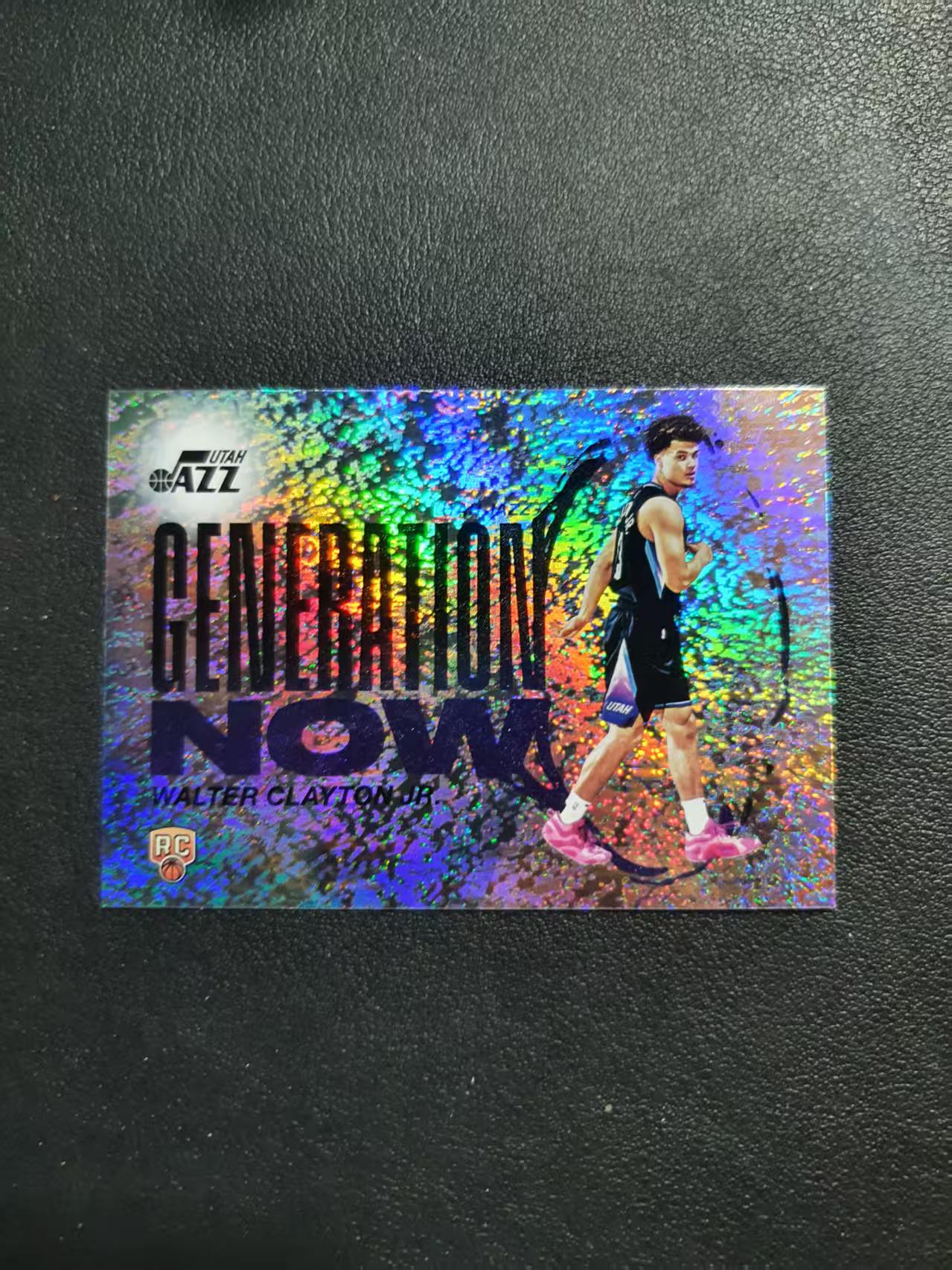 2025 Topps flagship Walter Clayton Jr. RC 爵士 沃尔特 克莱顿 Generation Now 新生代 特卡 碎闪 银闪折 折射 卡品如图