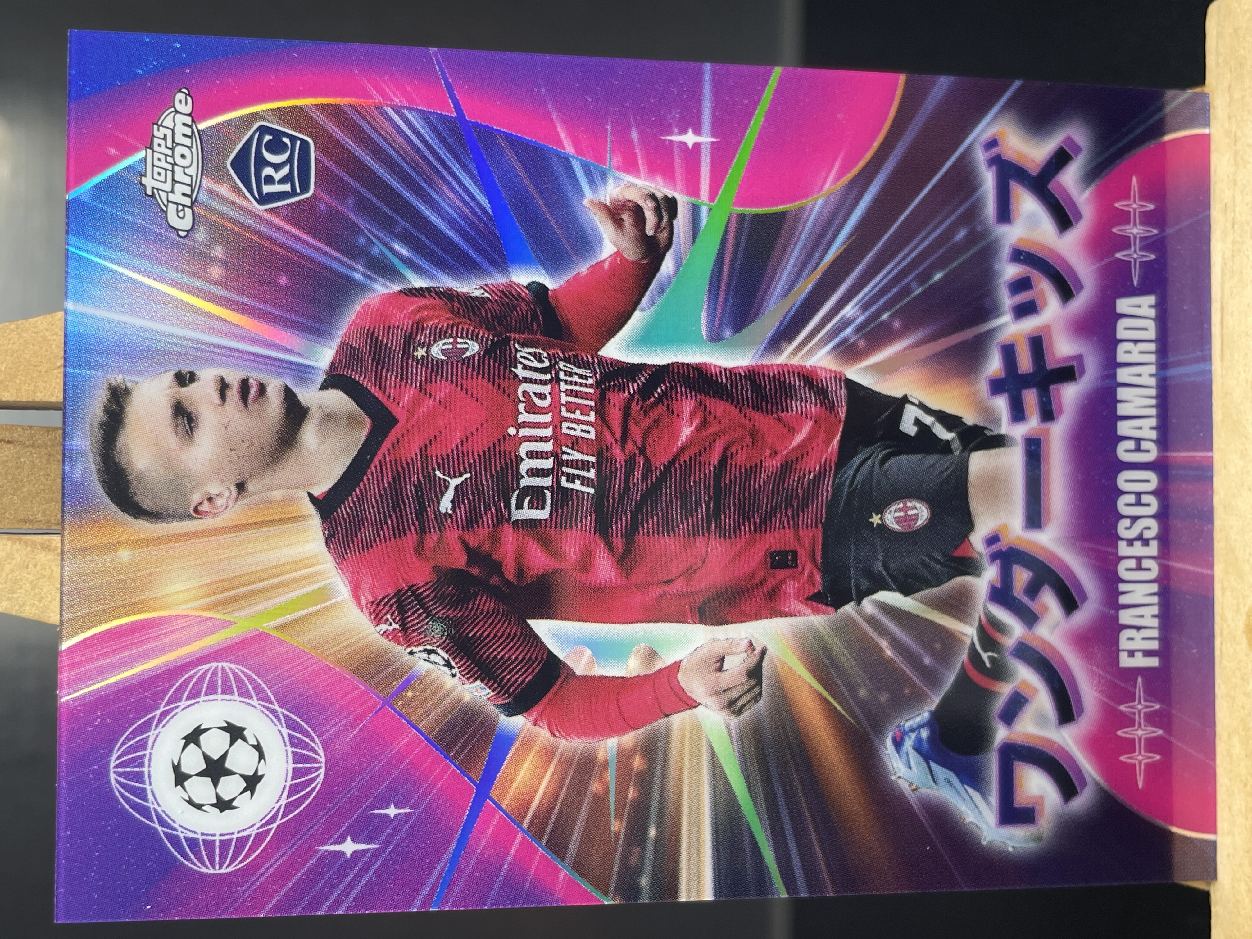 (C8) 2024 TOPPS 折射 弗朗切斯科 卡马尔达 近期大热球星 收藏必备 卡品如图 ! ! !