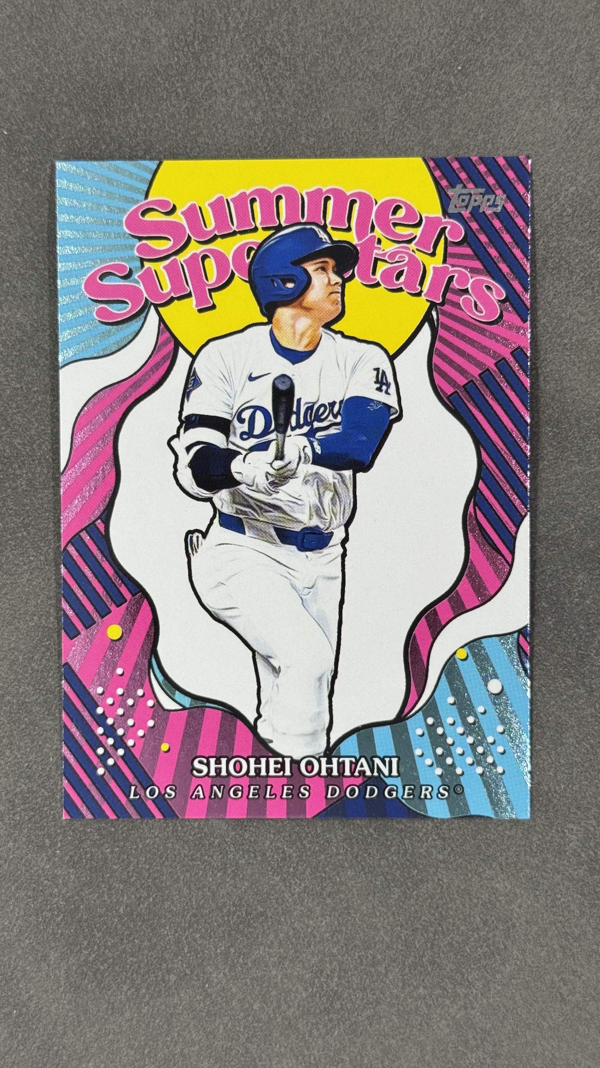 2025 Topps Series 2 Shohei Ohtani #SS-19 道奇队 大谷翔平 二刀流 50/50俱乐部 首位季后赛10k 3HR选手 折射特卡 实卡好看 值得收藏