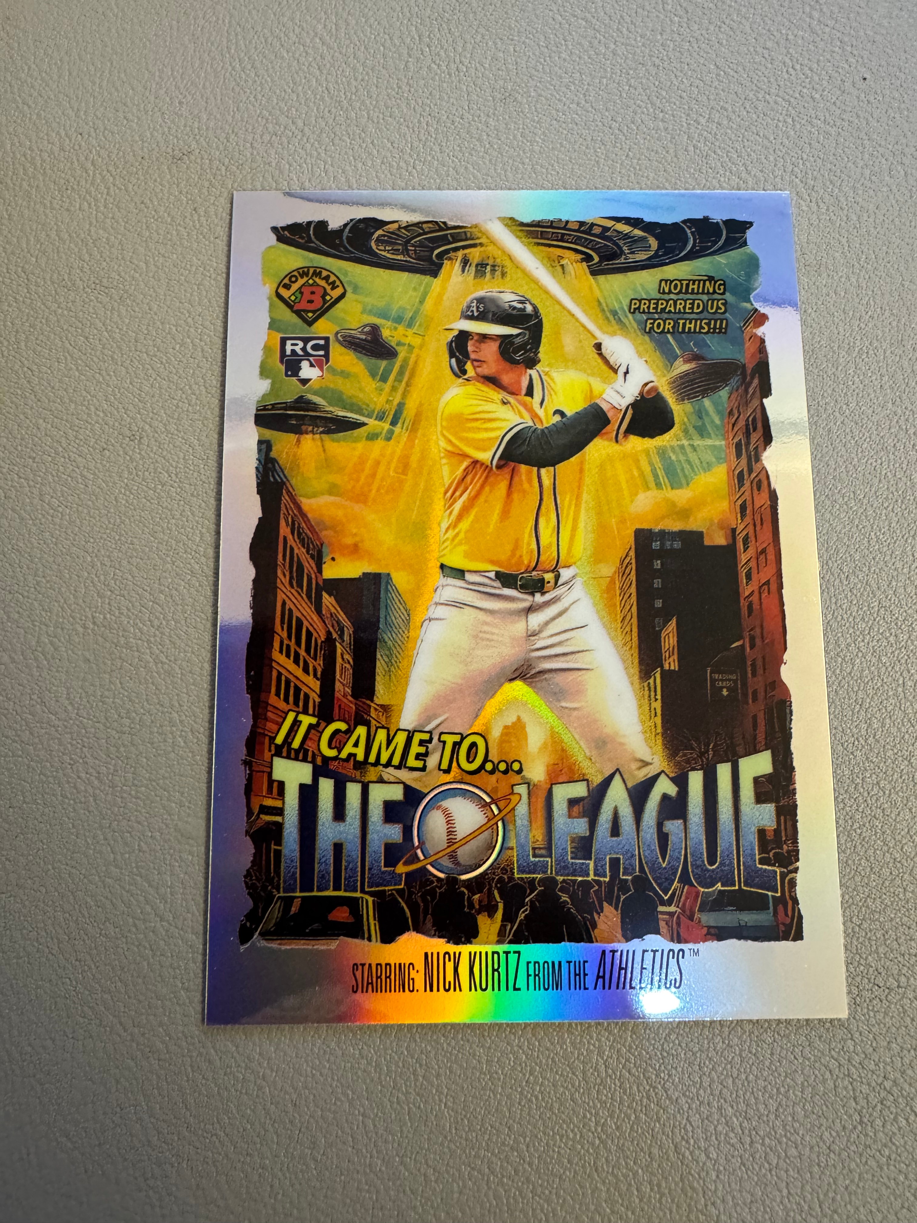 2025 Topps bowman nick kurtz RC 尼克 科尔茨 新秀来到大联盟特卡 收藏投资必备 第二张