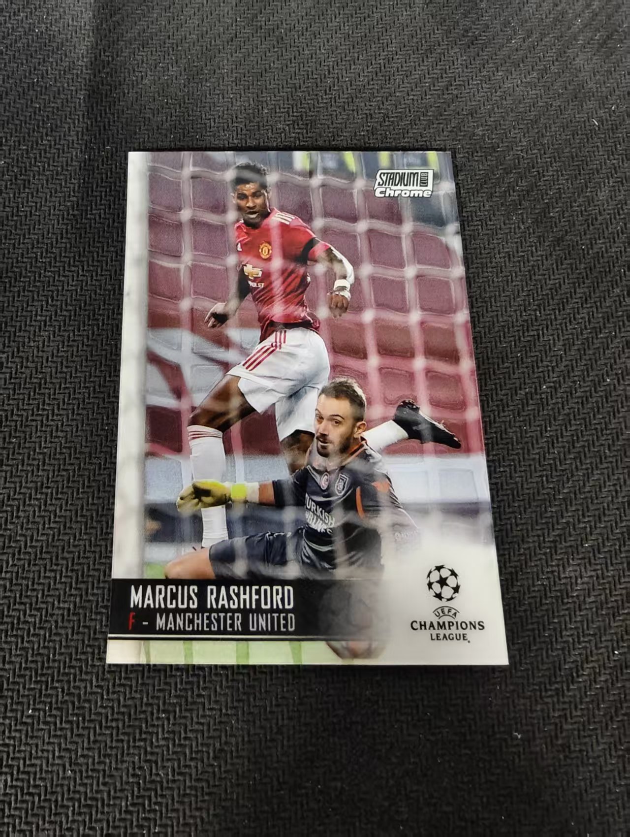 【可合并,不累计】2021 Topps Stadium Club Chrome Marcus Rashford 拉什福德 曼联 巴萨 竞技场 欧冠 划痕 边角瑕疵 #86
