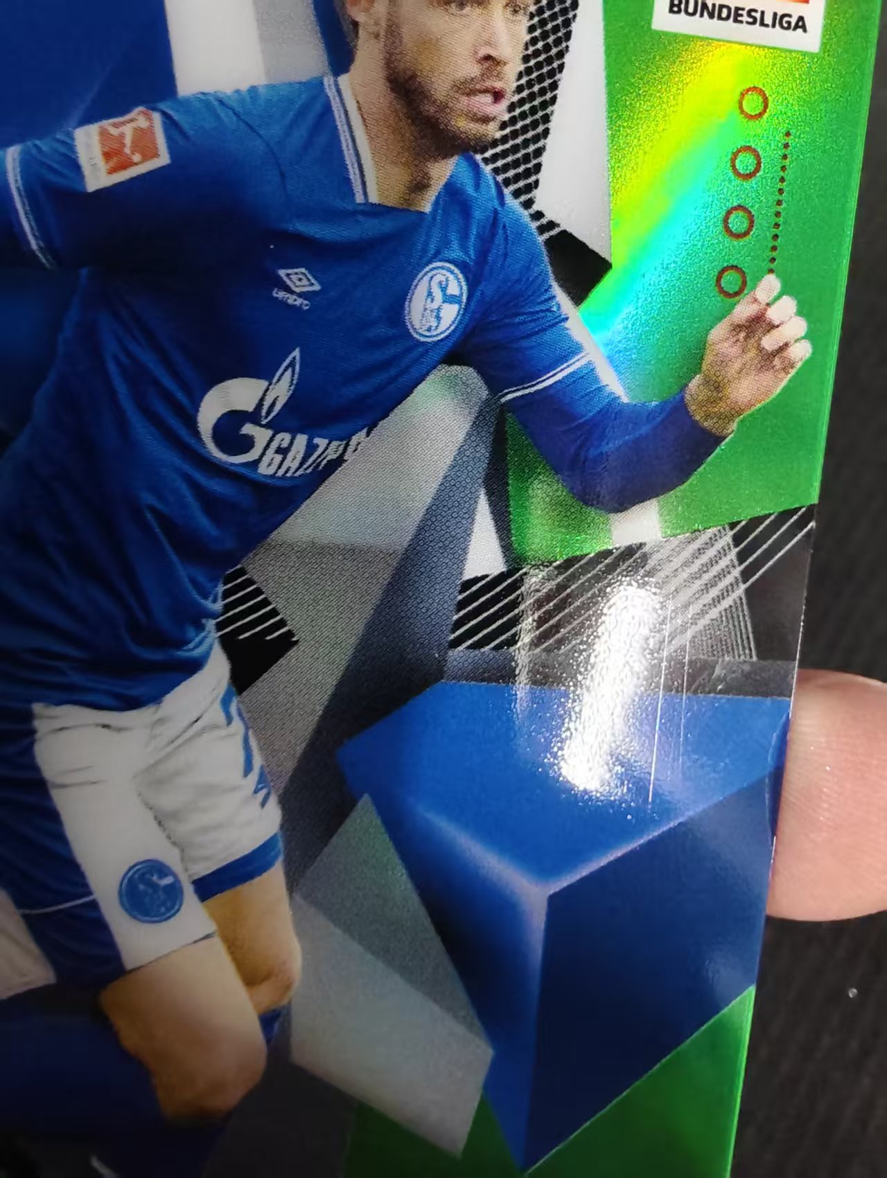 【可合并,不累计】2021 Topps Finest Mark Uth 德甲Finest 沙尔克04 马克 乌特 绿折 99编 瑕疵如图