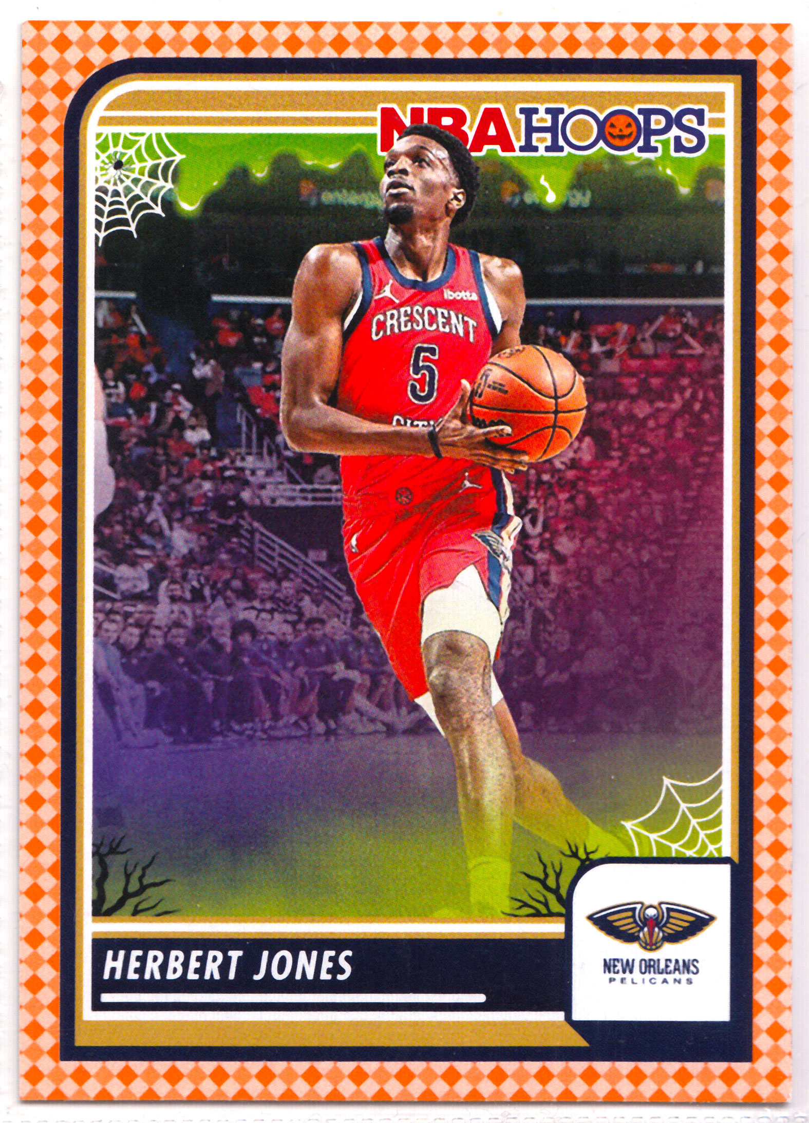 【ABC1 Card Market】2023-24 Panini Haunted Hoops Herbert Jones 赫伯特 琼斯 万圣节限定 Pelicans 鹈鹕 Base Orange 橙色平行 #197 HO13468