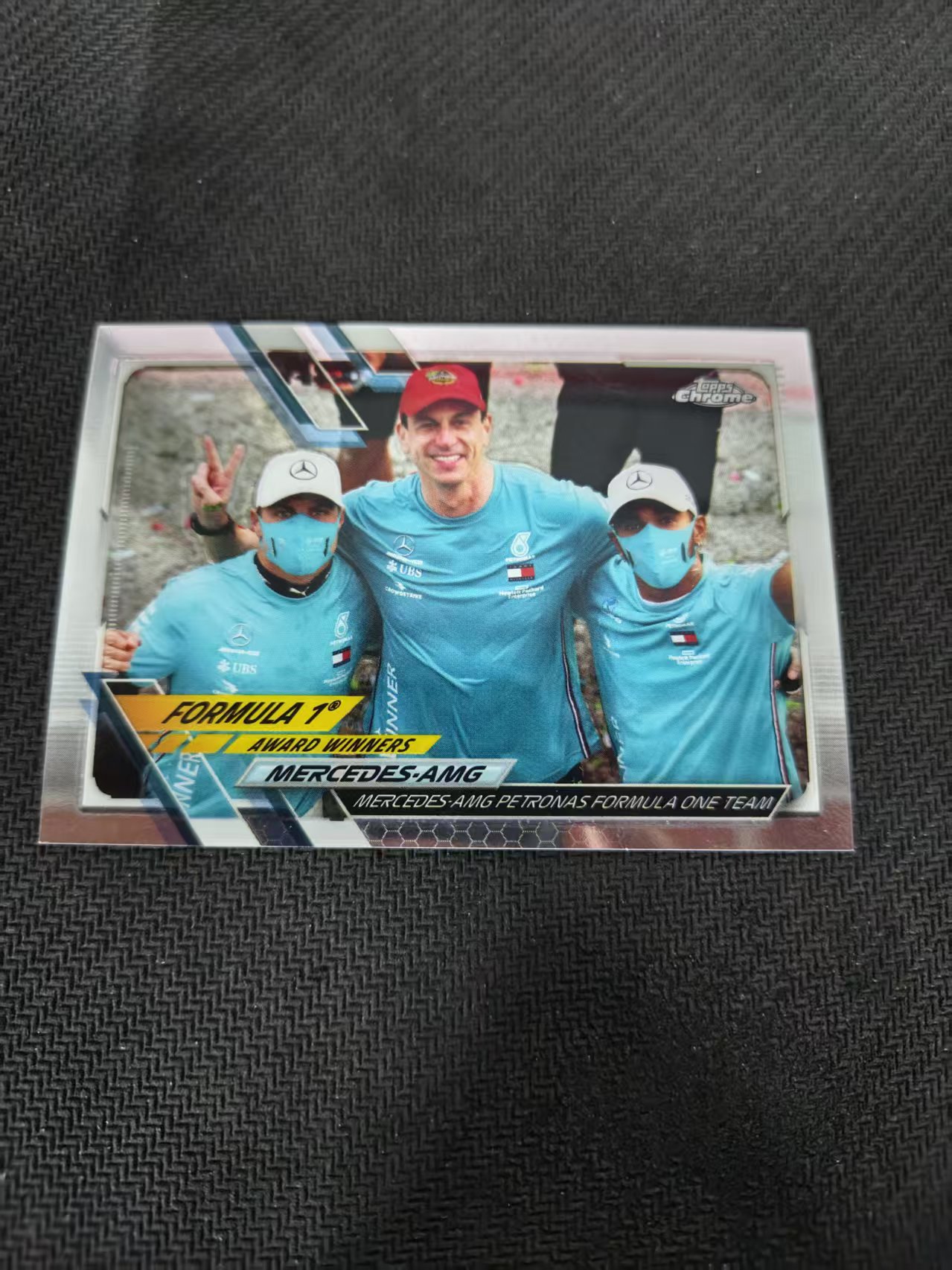 【可合并,不累计】2022 Topps Chrome F1 Mercedes-AMG 梅赛德斯AMG base 划痕 边角瑕疵 #172