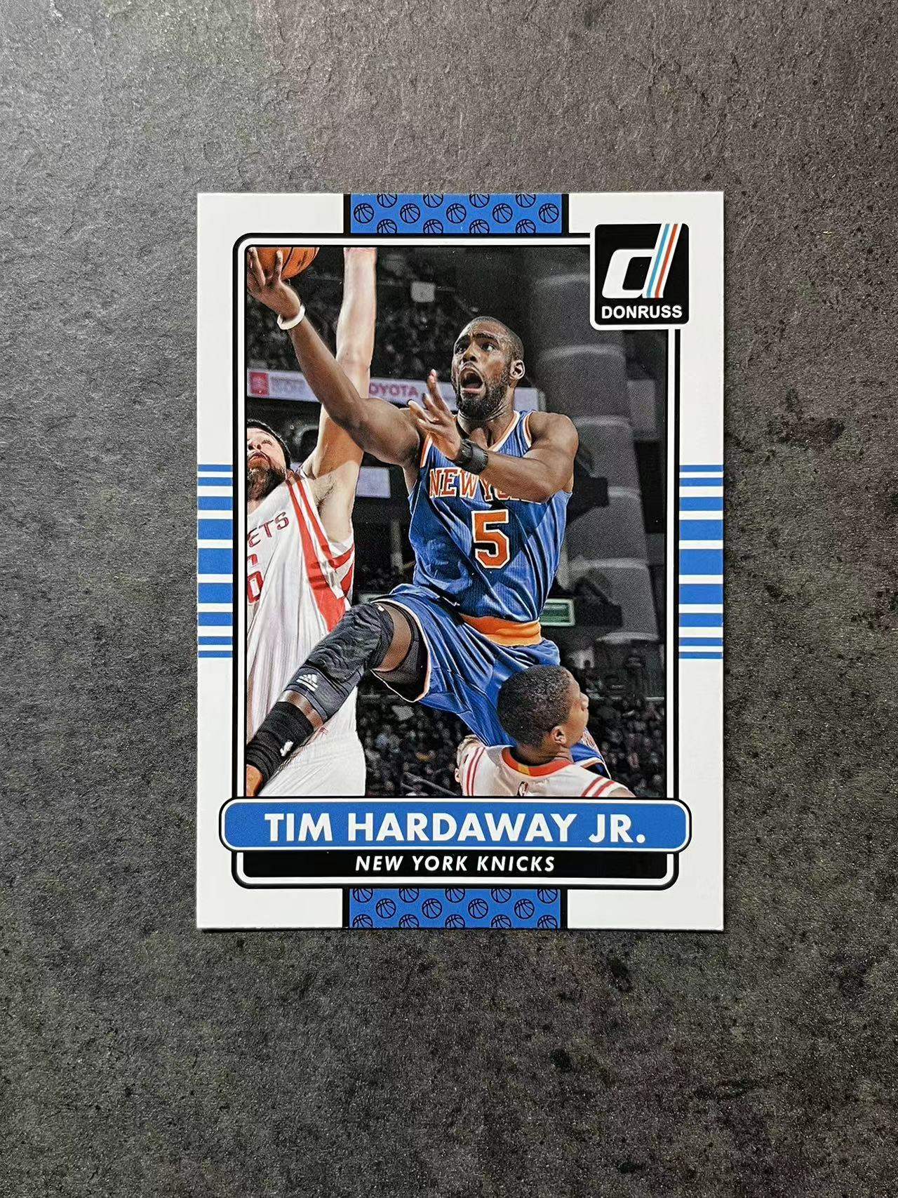 2014-15 Panini Donruss Tim Hardaway Jr. 【CHOSENC代卖】杜蕾斯 尼克斯 小蒂姆 哈达威 卡折了 #131【退堂鼓】【凑套必备】【顺丰】3.9