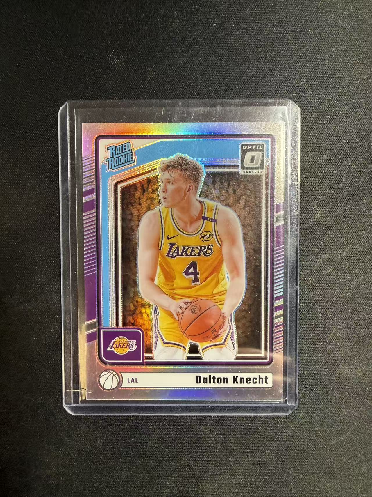 2024-25 Panini Donruss Optic Dalton Knecht RC 杜蕾斯OP 湖人 新秀年 克内克特 正银折 卡品如图 不保卡品