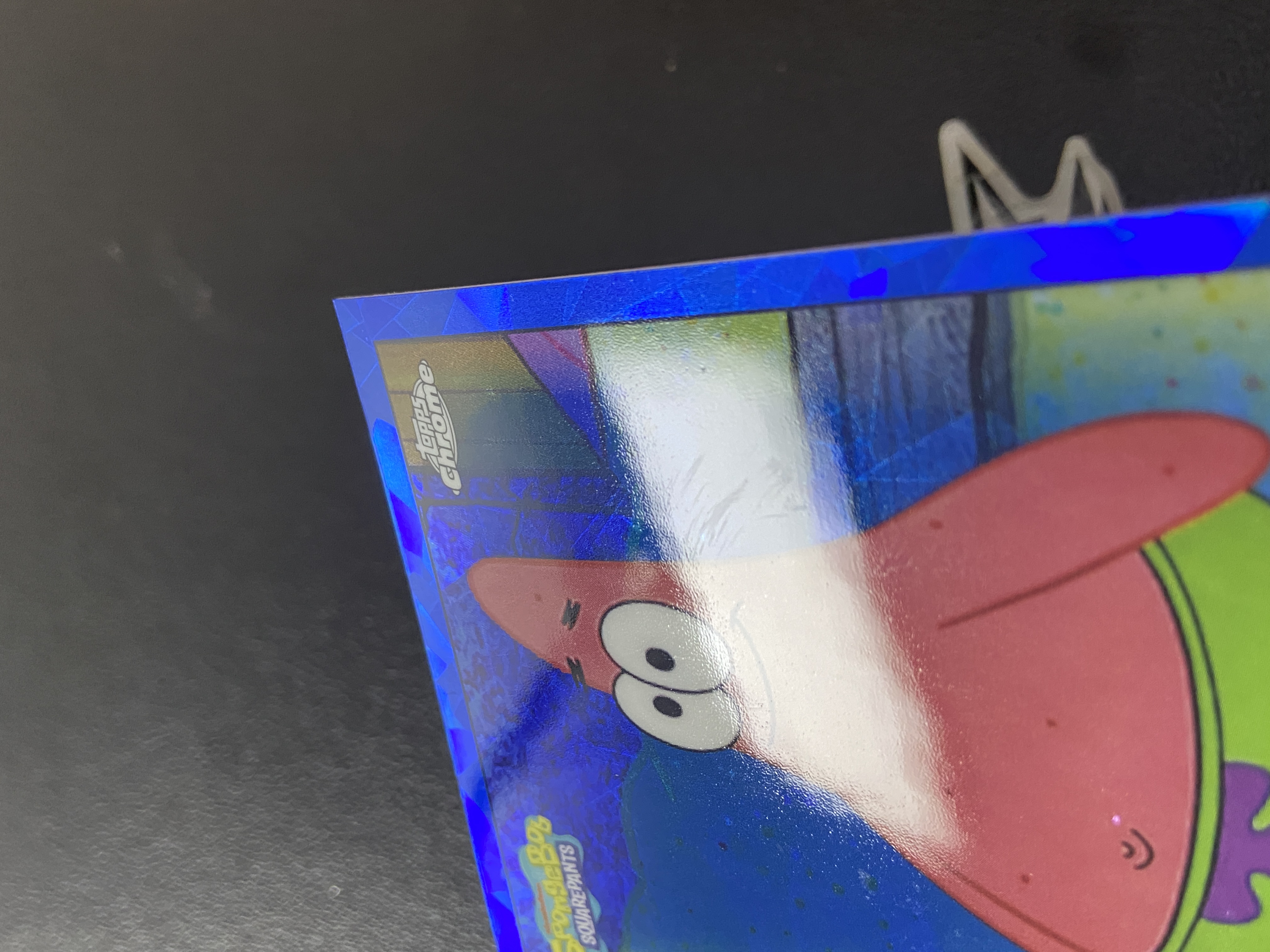 【暴怒代卖】2025 Topps Chrome 海绵宝宝 SpongeBob 25周年 蓝宝石 sapphire TC Patrick Star 派大星 蓝碎冰折 收藏必备 瑕疵如图|暴怒汤白F3