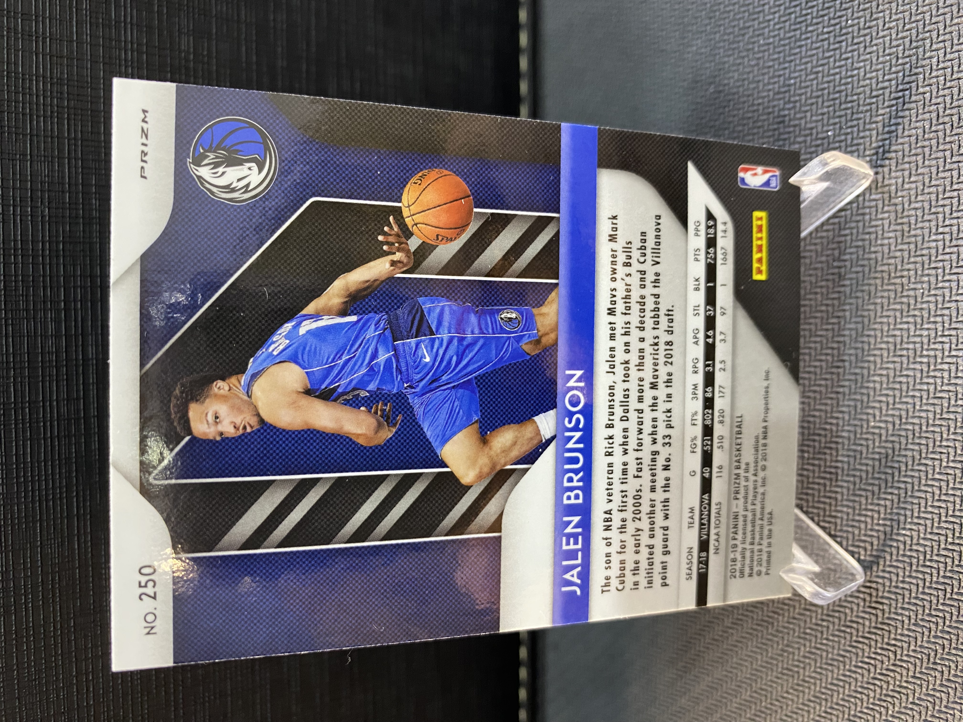 2018-19 Panini Prizm Jalen Brunson PZ 大头 杰伦 布伦森 折射 三色折 收藏必备 卡品如图 -尹少-【乌苏拍卖】