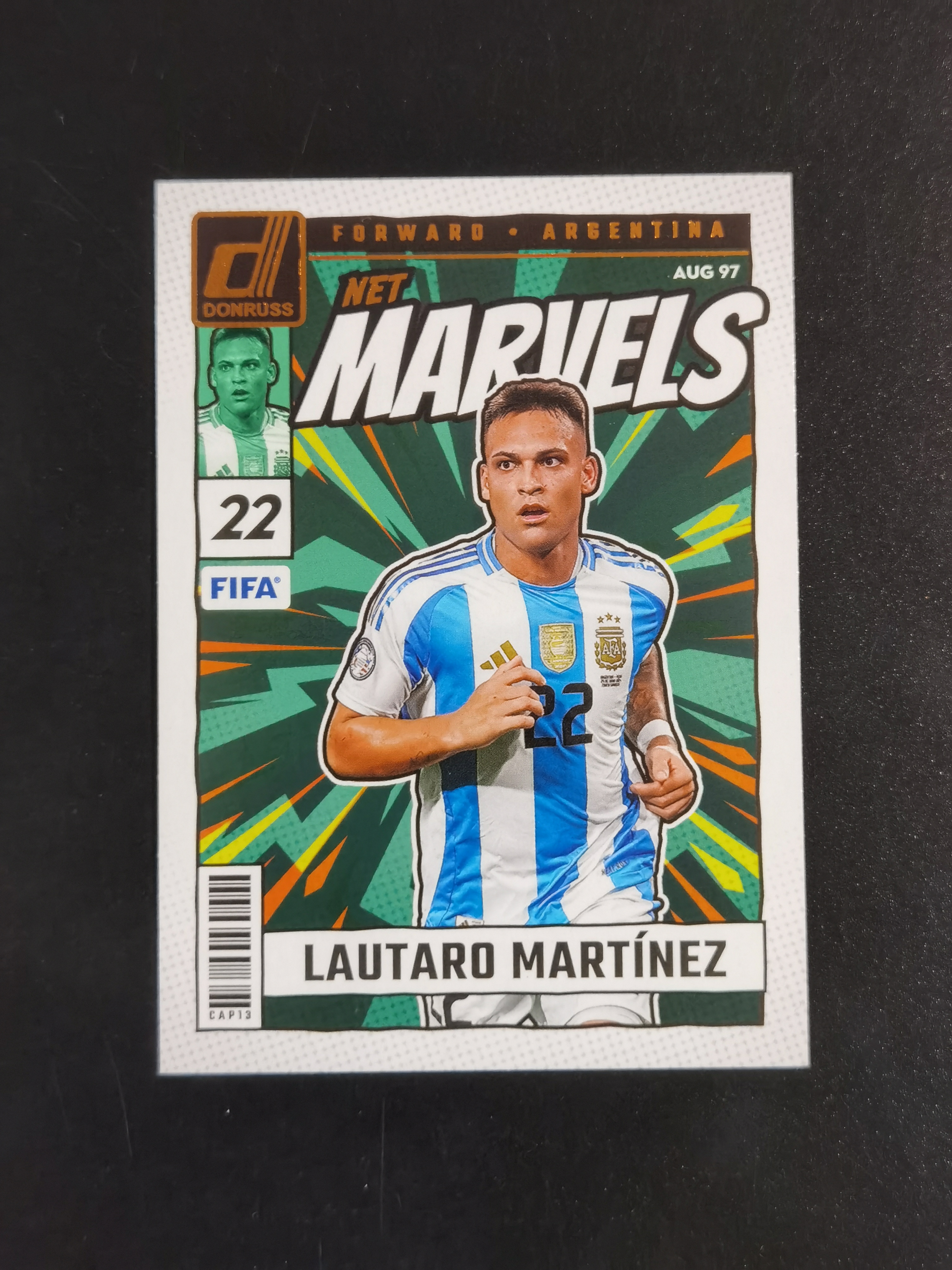 2024-25 Panini Donruss Lautaro Martínez 杜蕾斯 漫威 劳塔罗马丁内斯 阿根廷 卡品如图 专收必备