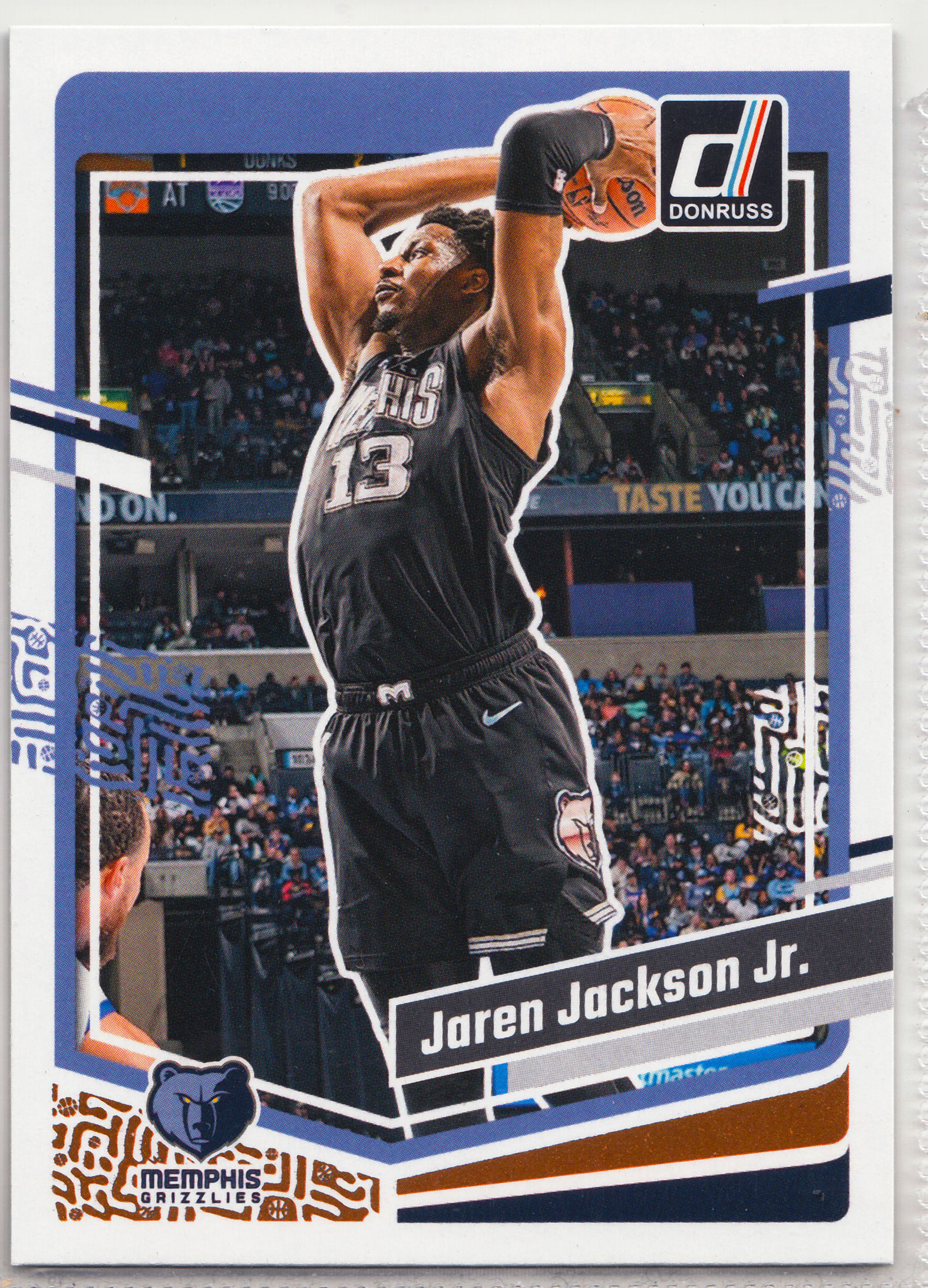 【ABC1 Card Market】2023-24 Panini Donruss Jaren Jackson Jr. 小 杰伦 杰克逊 杜蕾斯系列 Memphis Grizzlies 灰熊 Base Set 基础卡 #108 DR12100