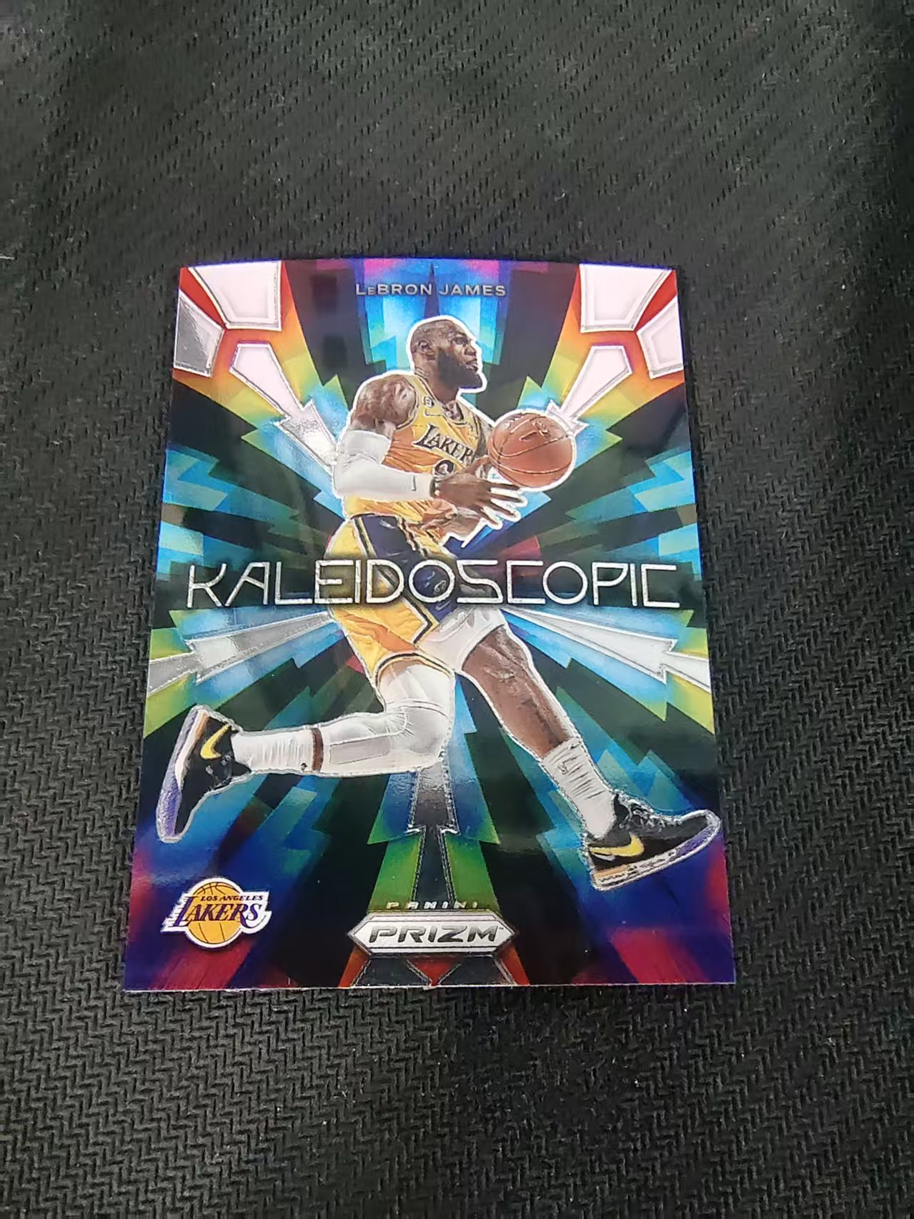 【可合并,不累计】2023-24 Panini Prizm LeBron James 湖人队 勒布朗 詹姆斯 小皇帝 万花筒特卡 PZ 划痕 边角微瑕 介意勿拍 #2