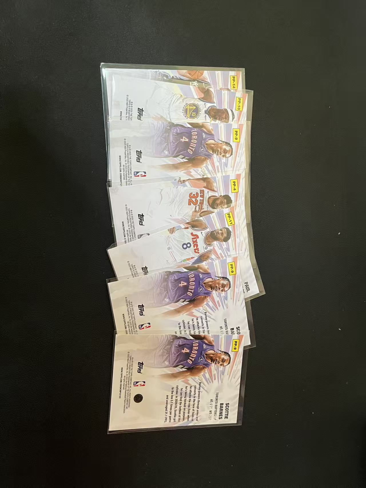 2025 Topps Flagship Paul George 保罗 乔治 巴恩斯 巴特勒 唐斯 森萨博 Power Players 特卡 7张 卡品如图 龙龙龙