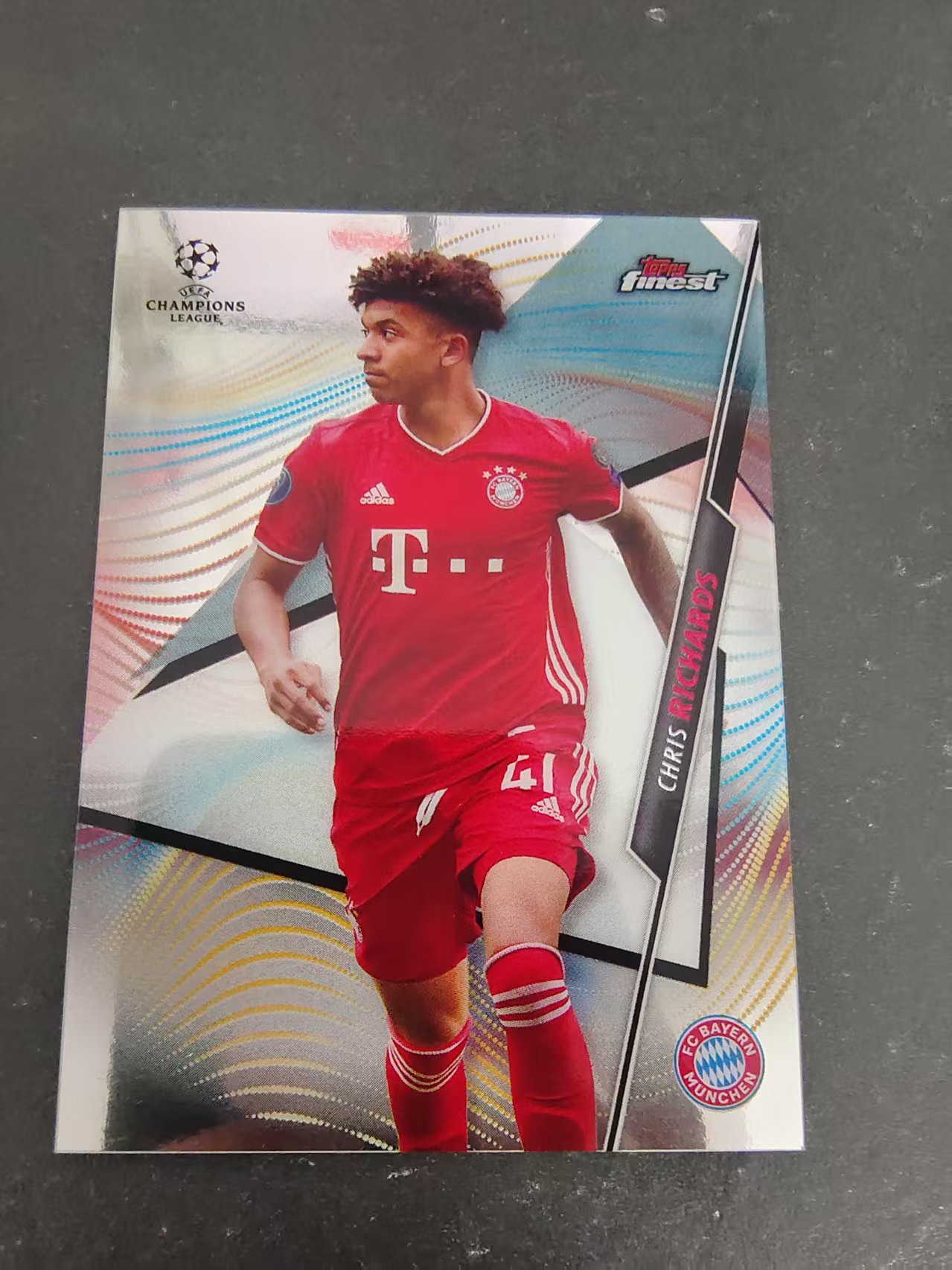 【可合并,不累计】2021 Topps Finest Chris Richards 拜仁慕尼黑 克里斯 理查德斯 新秀 RC 欧冠 划痕 边角瑕疵 #27
