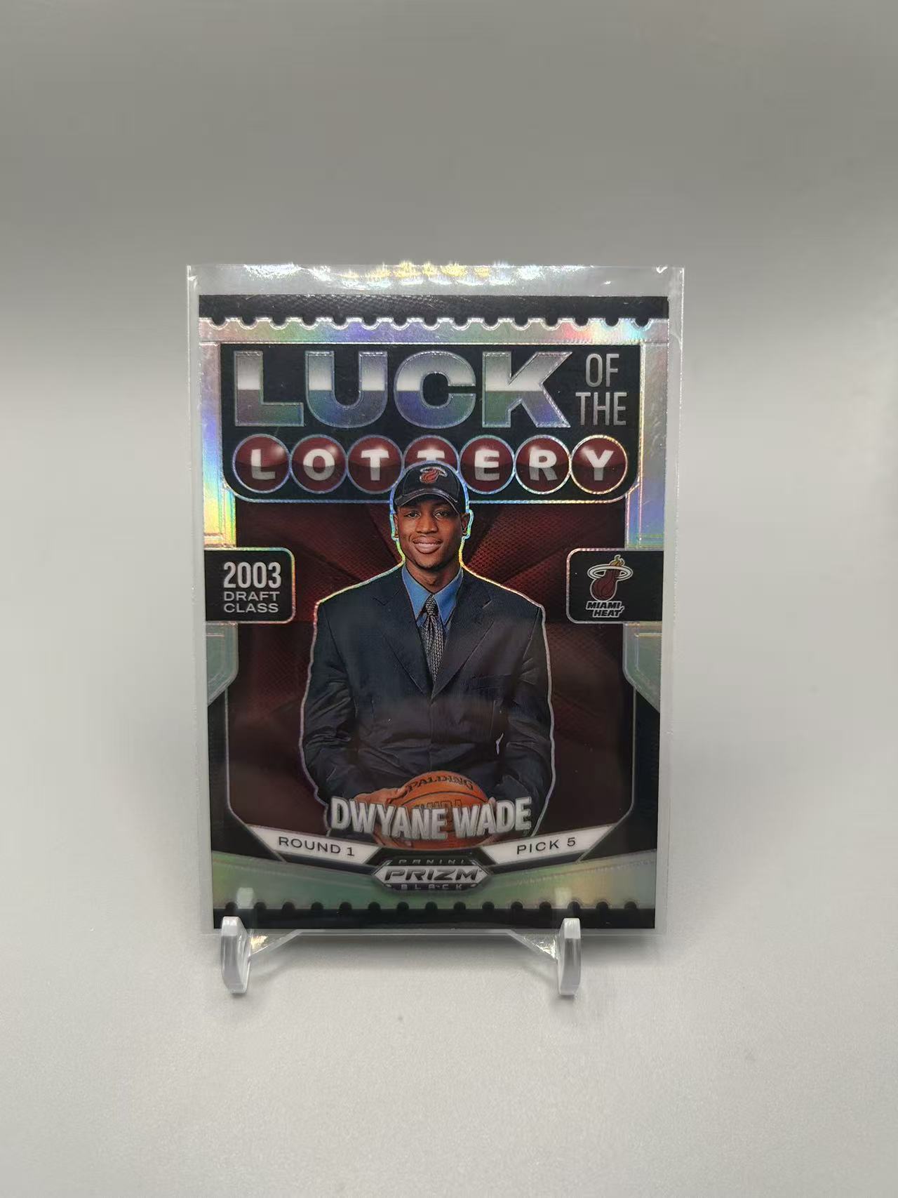 2024-25 Panini Prizm Dwyane Wade 【灰灰代拍】全新篮球PZblack 热火 韦德 银折 乐透特卡 二哥