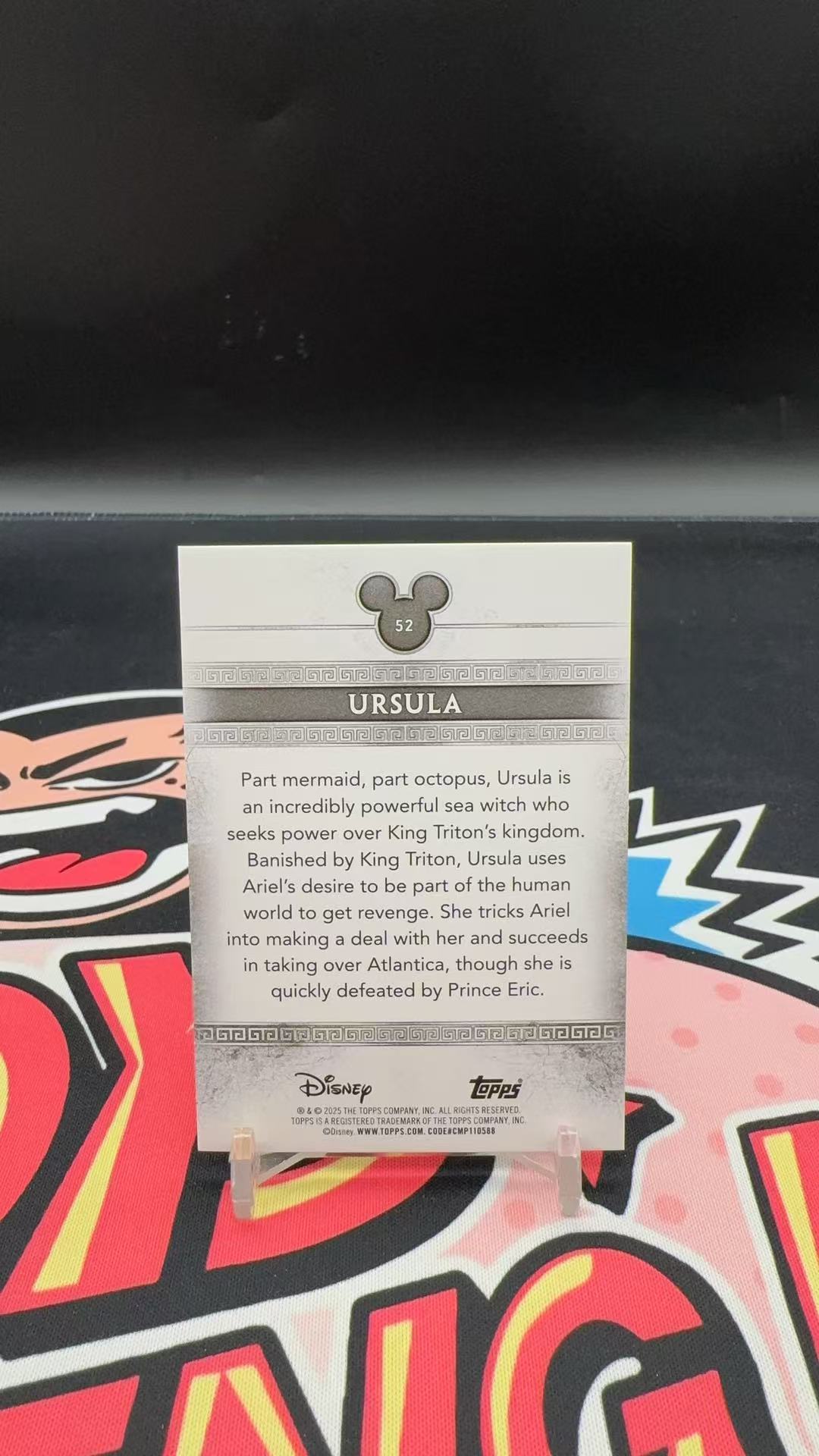 【玩具坑】2025 Topps Disney Mint 迪士尼 TC 皮克斯经典 金折 50编 乌苏拉