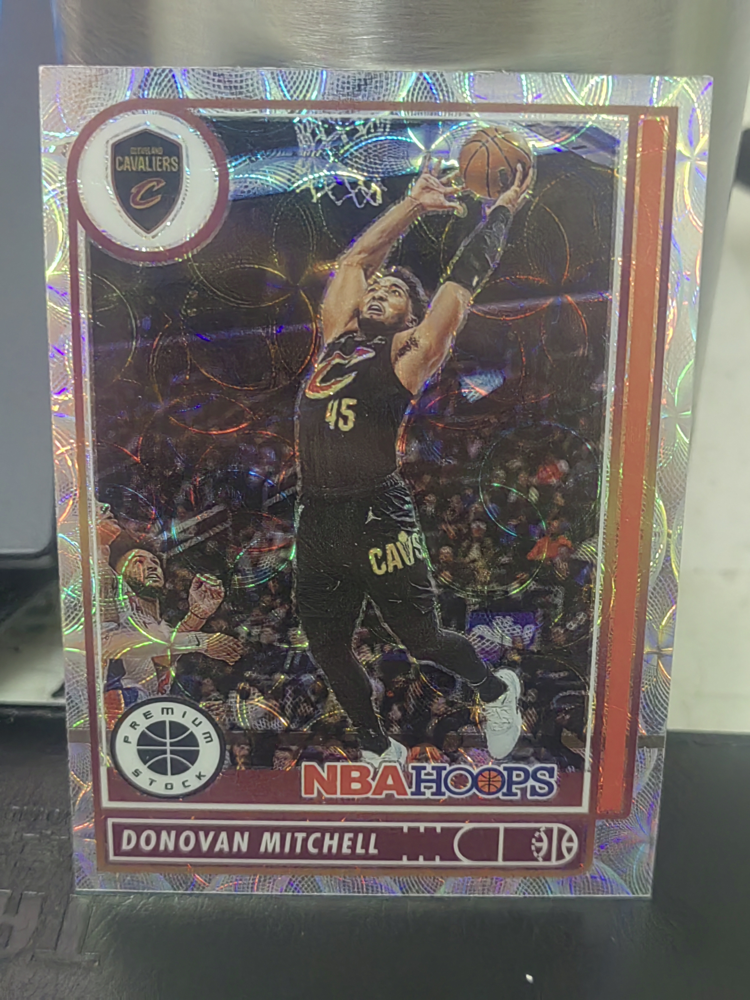 2022-23 Panini Chronicles Donovan Mitchell 编年史 hoops 插入 多诺万 米切尔 骑士 圈圈折 篮 白边白角 不保卡品 卡品如图