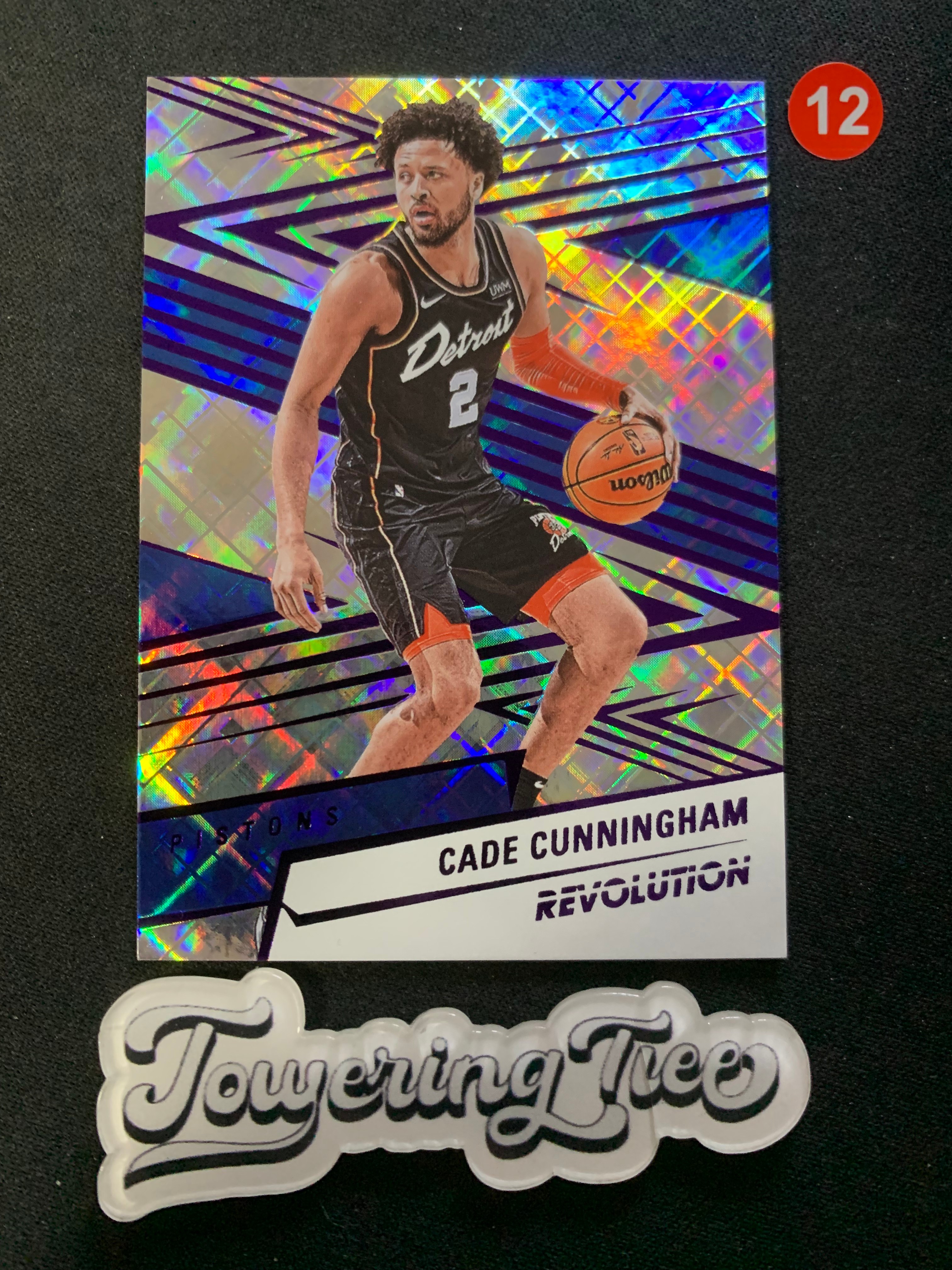 2024-25 Panini Revolution Cade Cunningham 【大树代卖】坎宁安 cc 活塞 革命 99编 宇宙折 银河折 凑套必备 瑕疵如图（LHYLL/红12