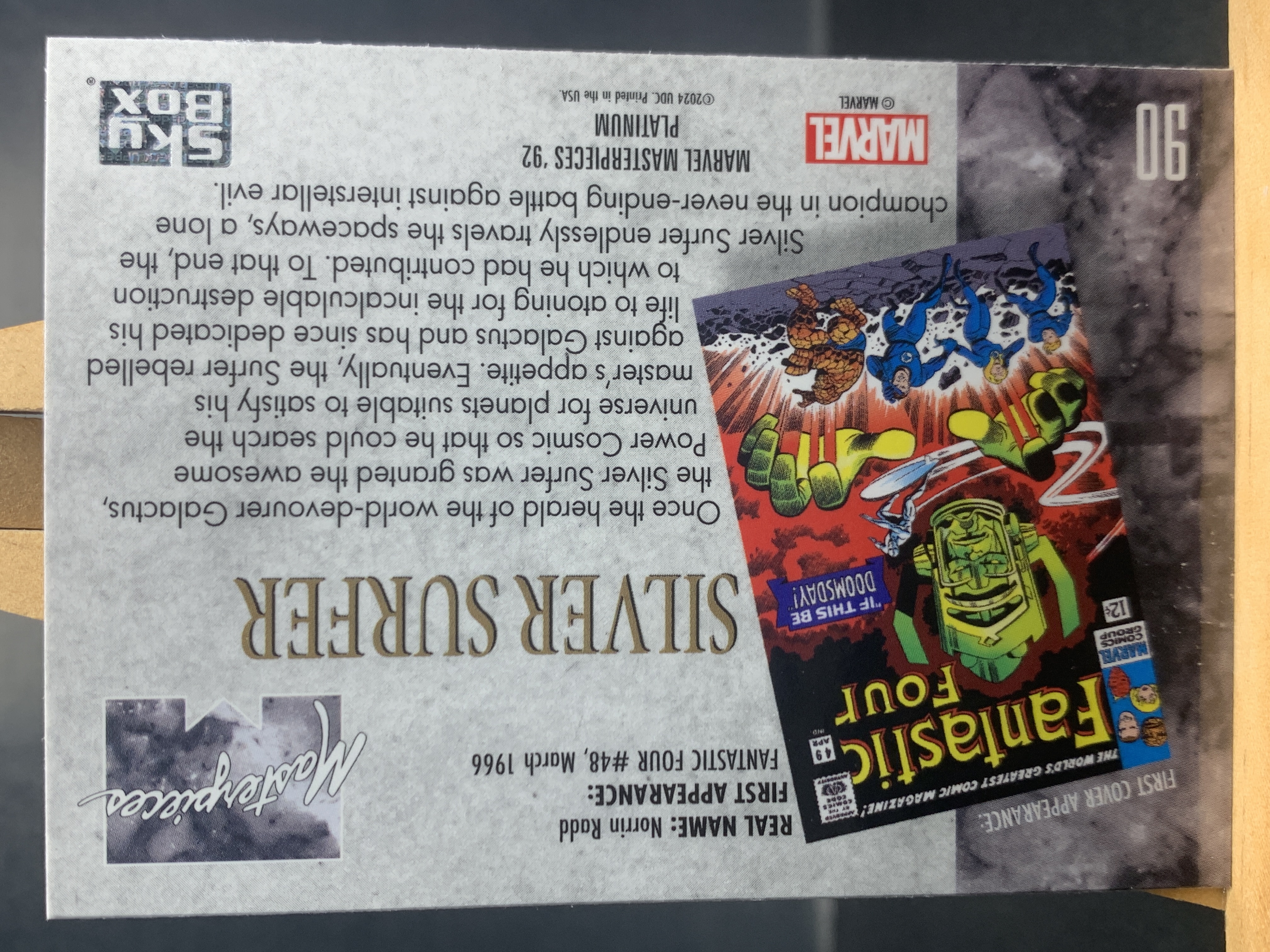 (C2)2024 SKY BOX Marvel 漫威 BASE 银影侠 实卡好看 收藏凑套必备 卡品如图!!!