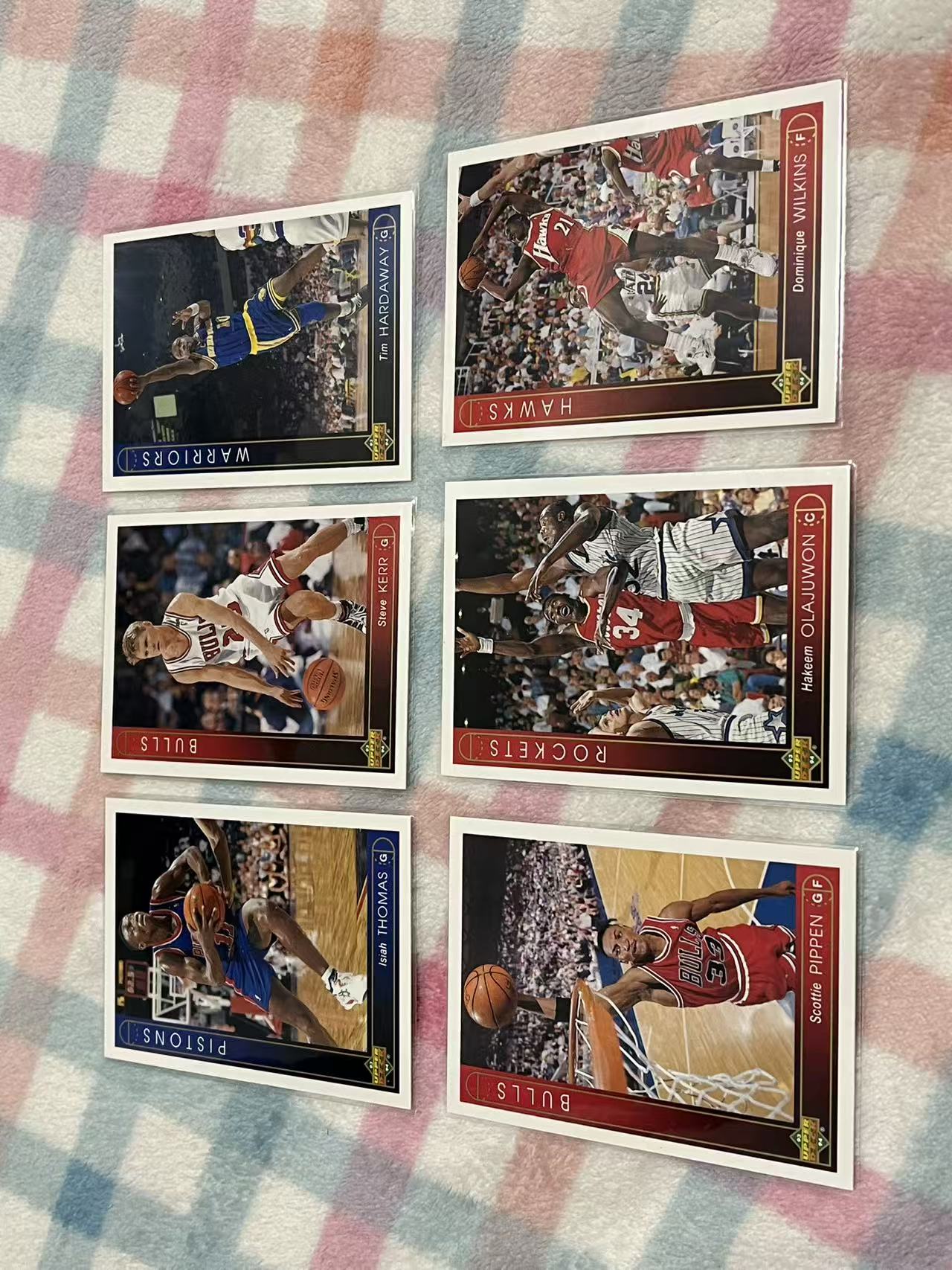 1993 Upper Deck NBA 19张打包 以赛亚托马斯 史蒂夫科尔 皮蓬 奥拉朱旺 肖恩坎普 巴克利等【老人 老卡 老特】#797