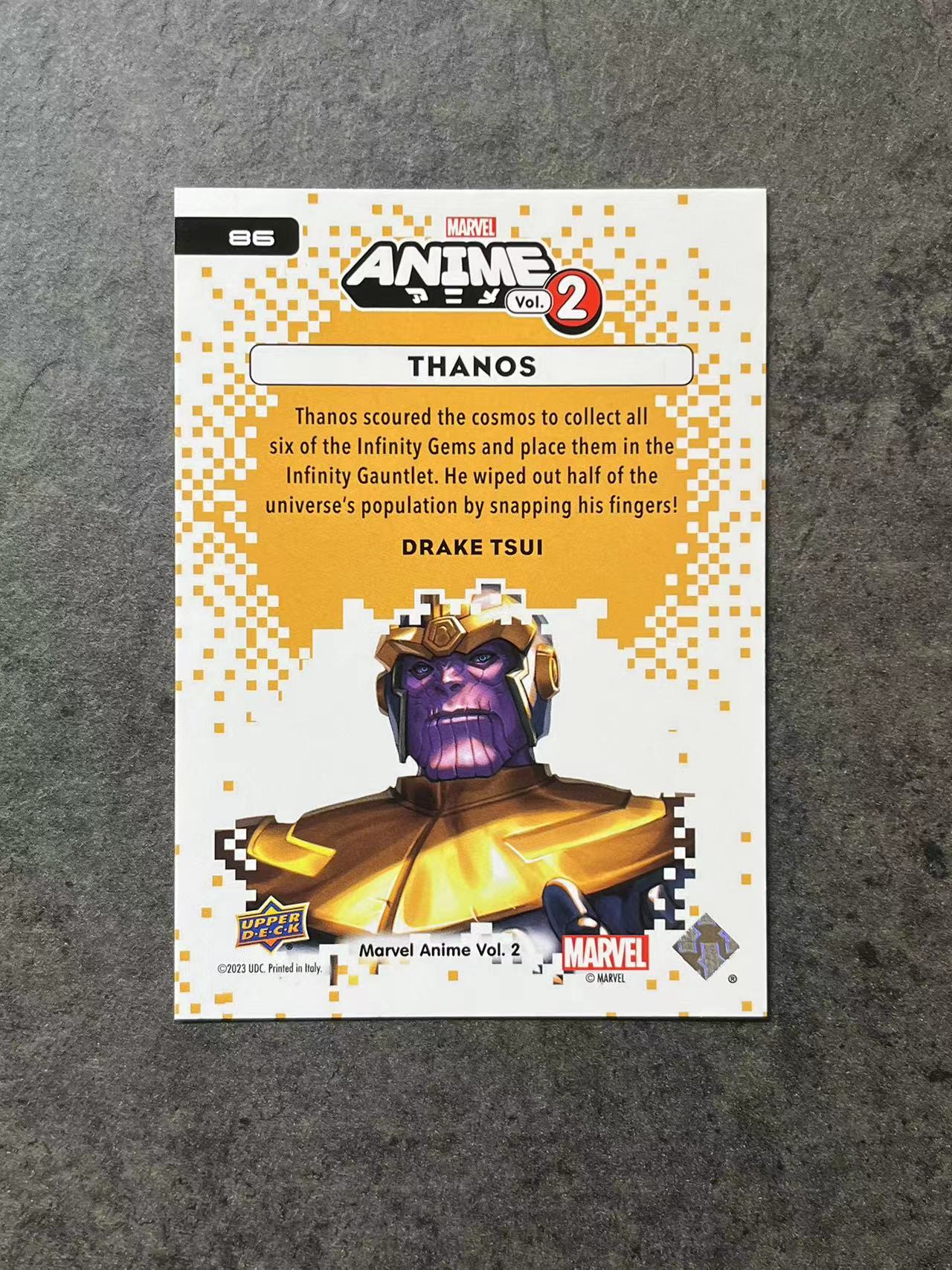 【CHOSENC代卖】2023 UPPER DECK UD 漫威漫画第二卷 THANOS 灭霸 #86【凑套必备】【兔年】【顺丰】