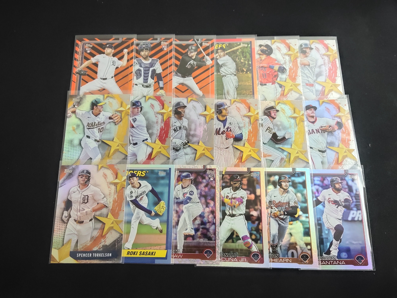 1-26 wgognn 28 【钢蛋儿拍卖】 Topps 2025 Update Series 棒球 老虎 Detroit Tigers 18张 RC 新秀 特卡 折射 贝利 霍恩 Horn 艾斯卡拉 J.C. Escarra 等 不保卡品
