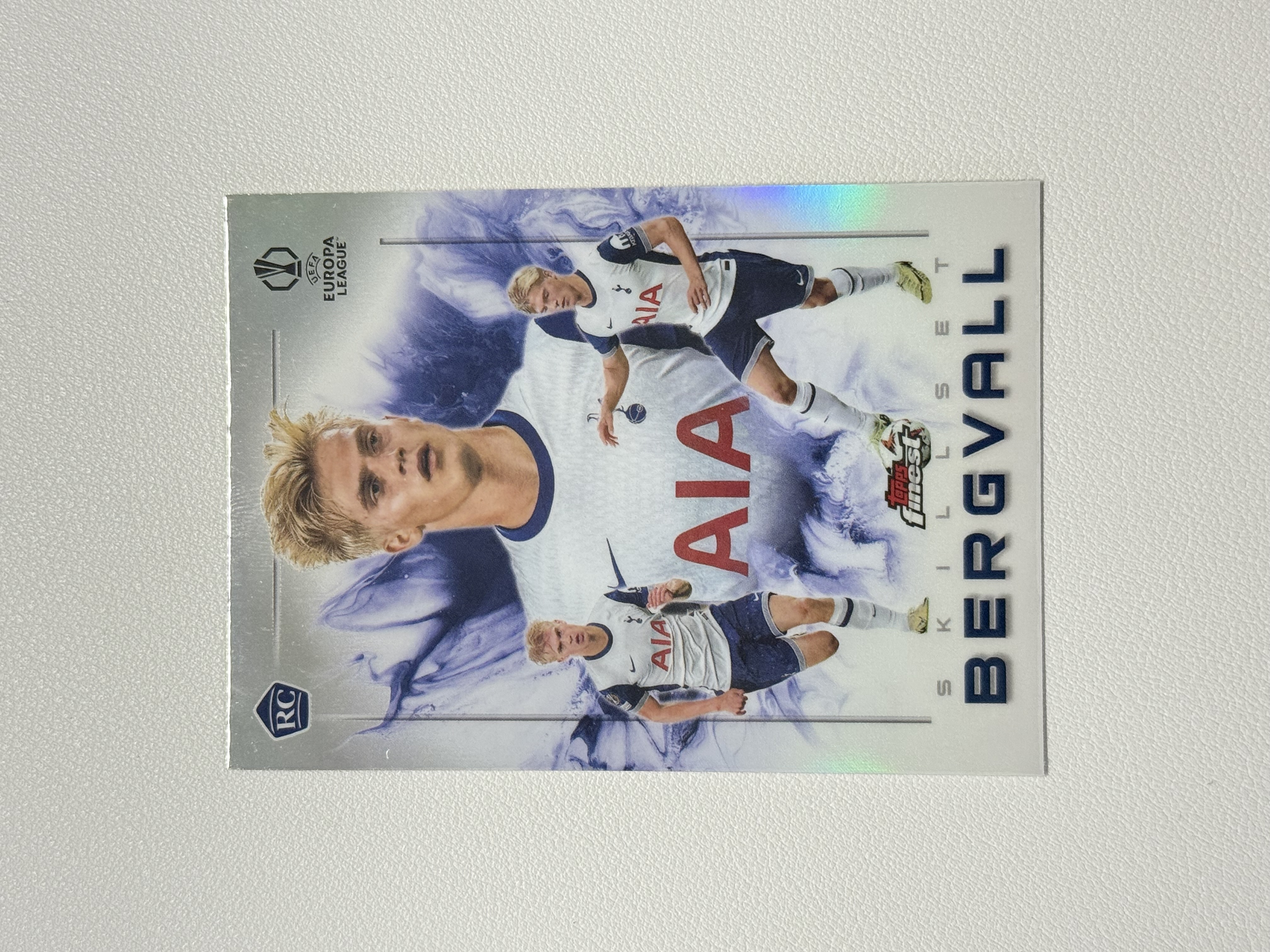 【天秤座拍卖大比例预付】2024-25 Topps Chrome 欧冠 欧战 热刺 Bergvall 贝里瓦尔 新秀 rc 技巧特卡 收藏必备※Max