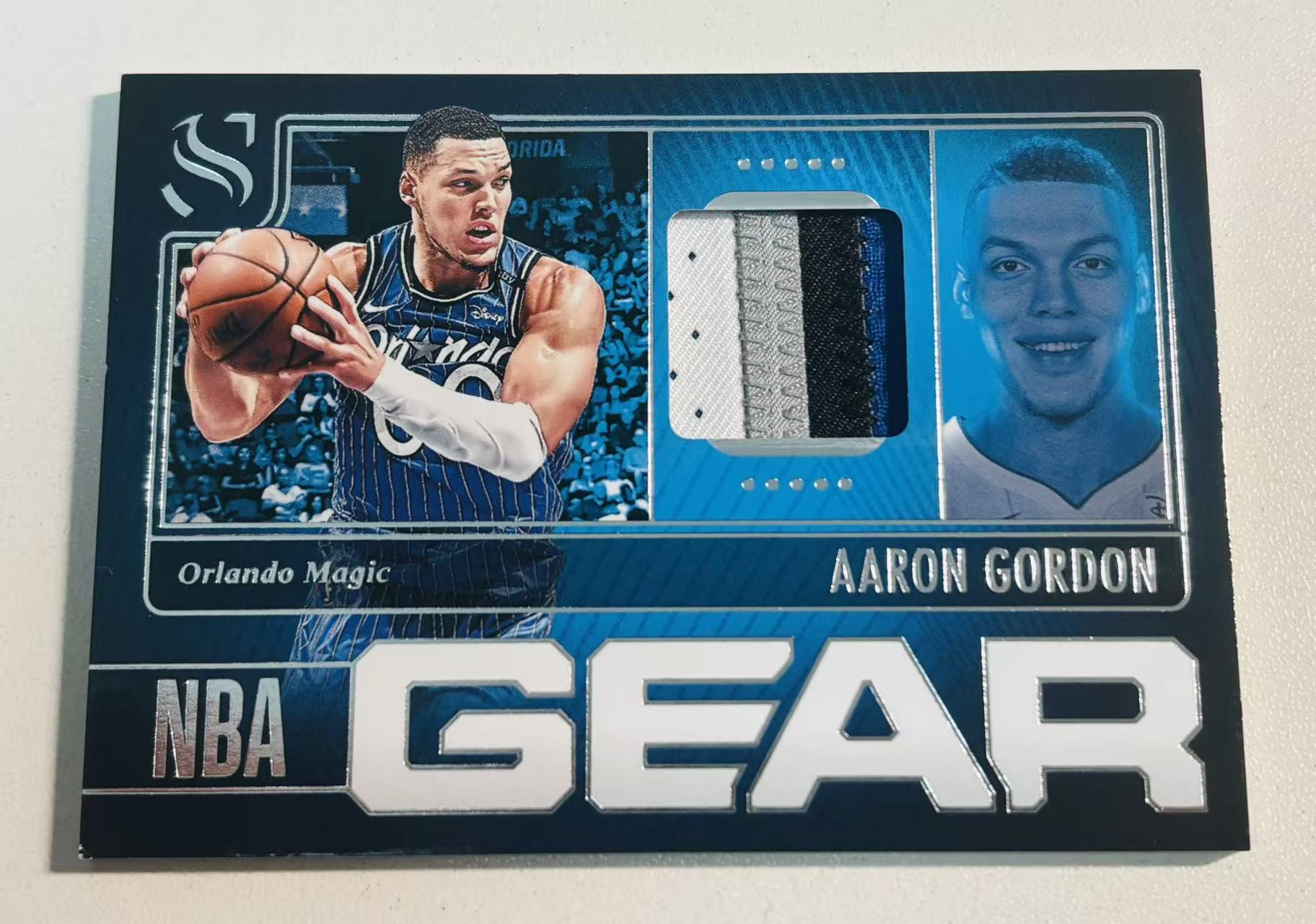 2024-25 Panini Silhouette Aaron Gordon 剪影 魔术 阿隆 戈登 GEAR 小窗 PATCH 球衣 切割 GU 不累计