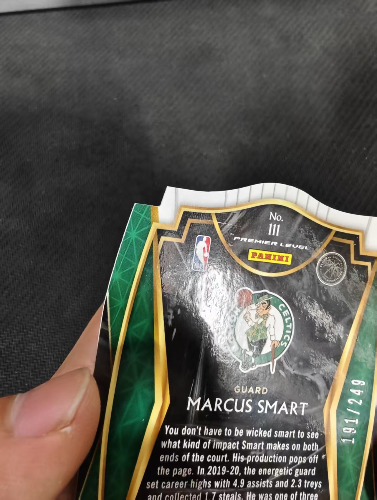 【汽水拍卖】2020-21 Panini Select Marcus Smart 马库斯 斯玛特 凯尔特人 异形 蓝折 249编 微瑕如图