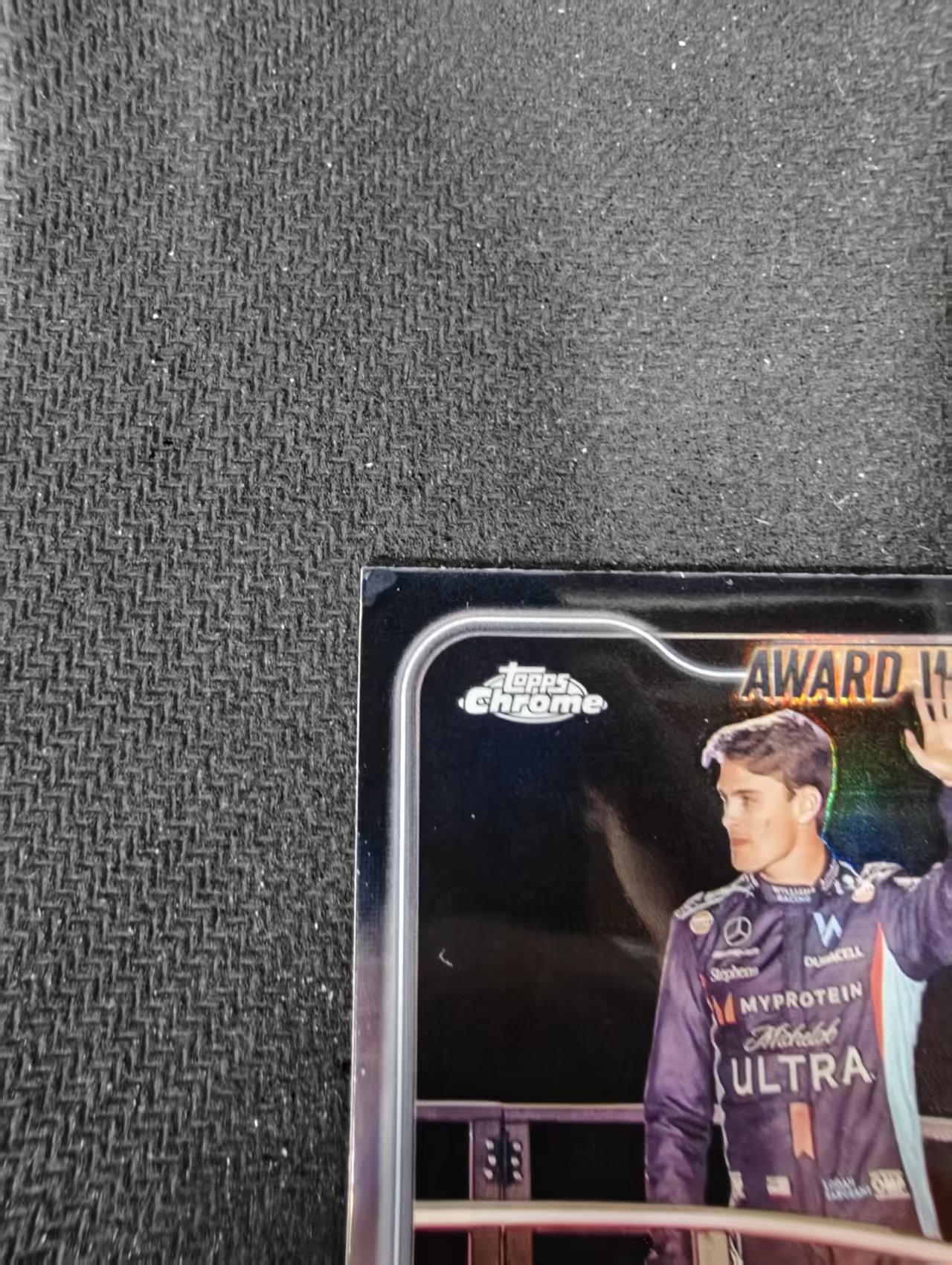 2024 Topps Chrome F1 Logan Sargeant 萨金特 威廉姆斯车队 银折 划痕 边角瑕疵 #186