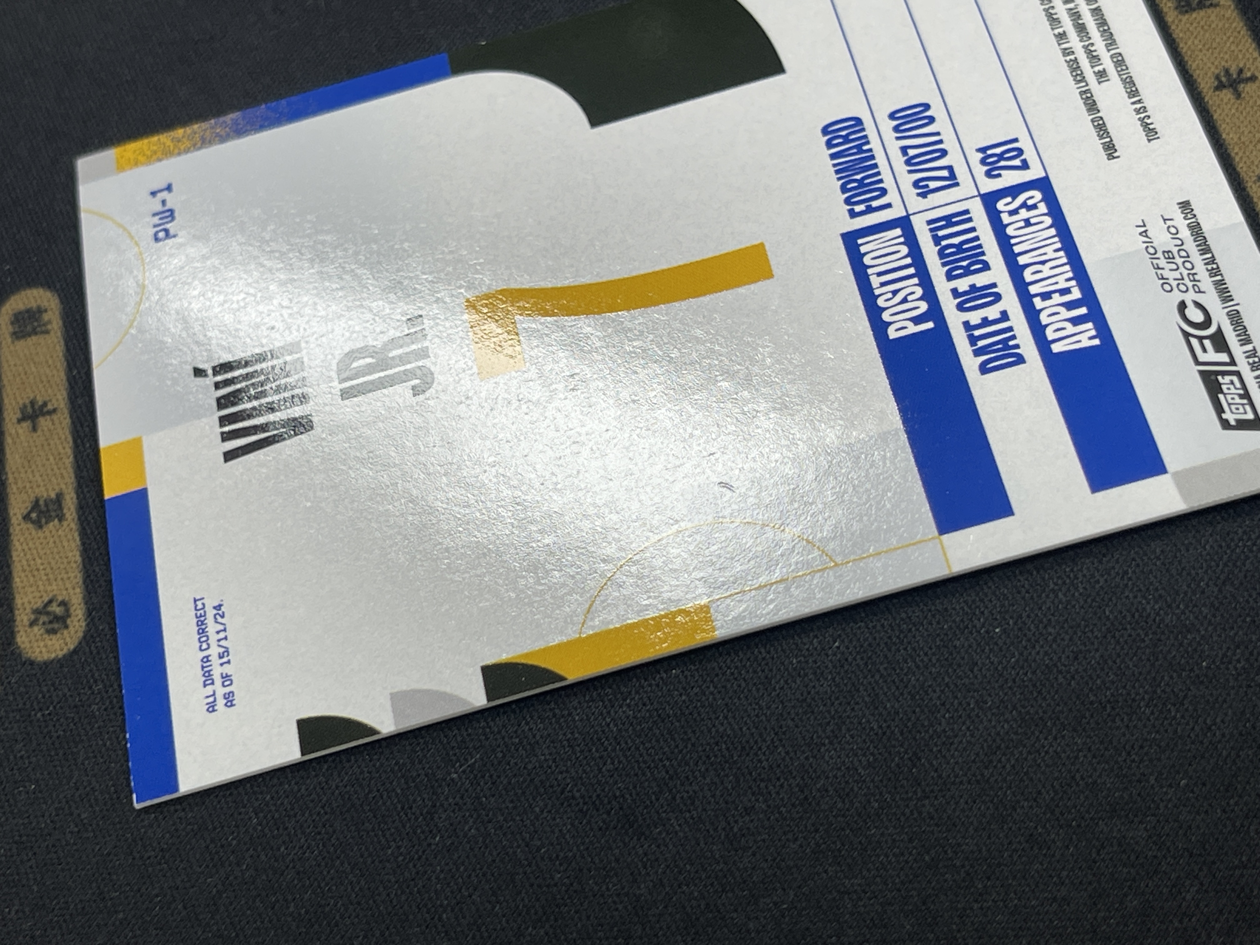 【必金拍卖-可累积】251019DZY 2025 TOPPS REAL MADRID TEAM SET 皇马队盒 维尼修斯Vini Jr. ssp大比例特卡 折射面 卡伤见图 收藏投资首选