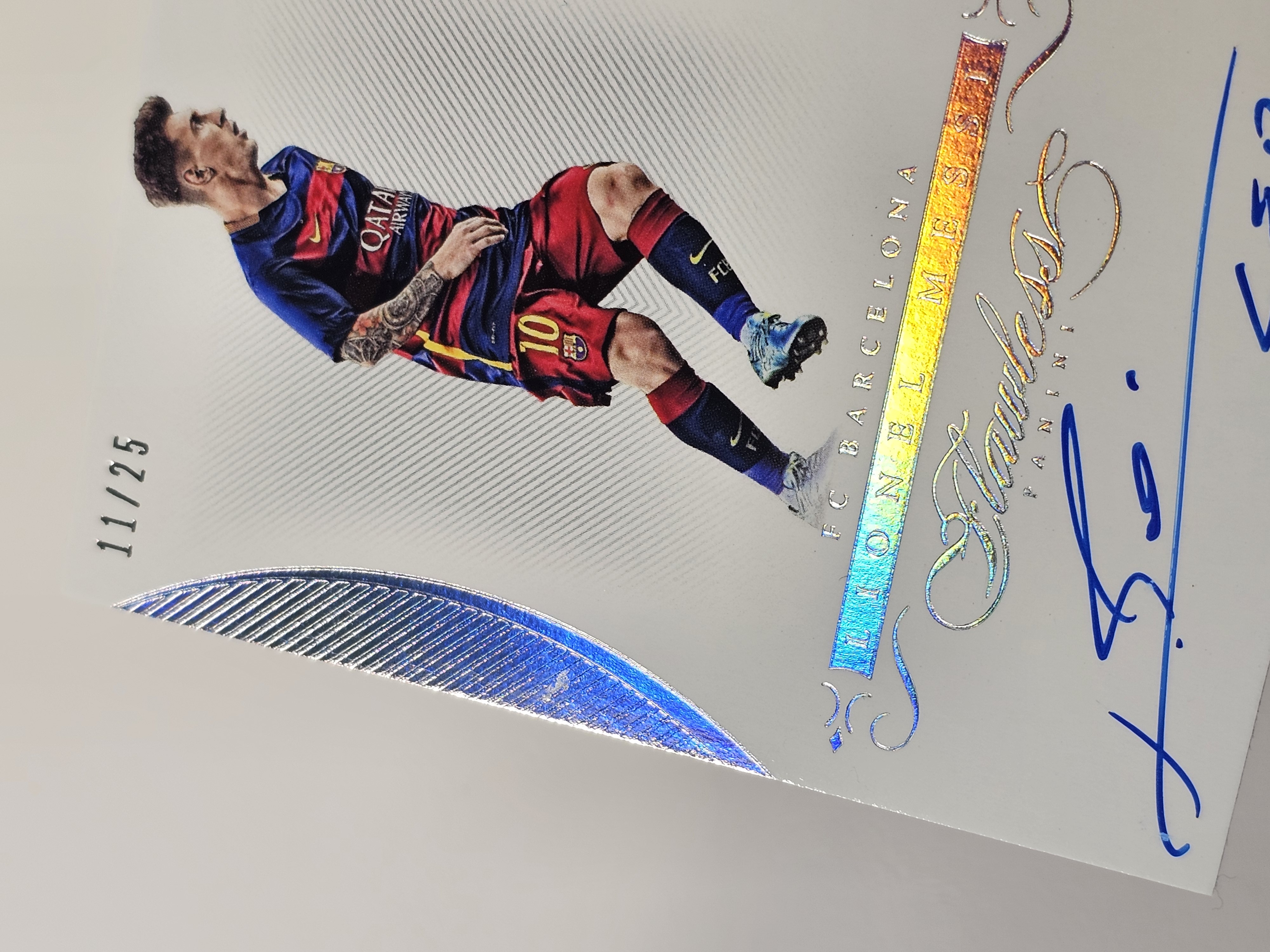 【天秤座精品预付】2015-16 Panini Flawless 元年 手提 巴萨 巴塞罗那 Lionel Messi 利昂内尔 里奥 梅西 球王 goat 折射 闪版 11/25编 签字 卡签 半球 卡品如图 阿根廷 收藏必备※倒哥