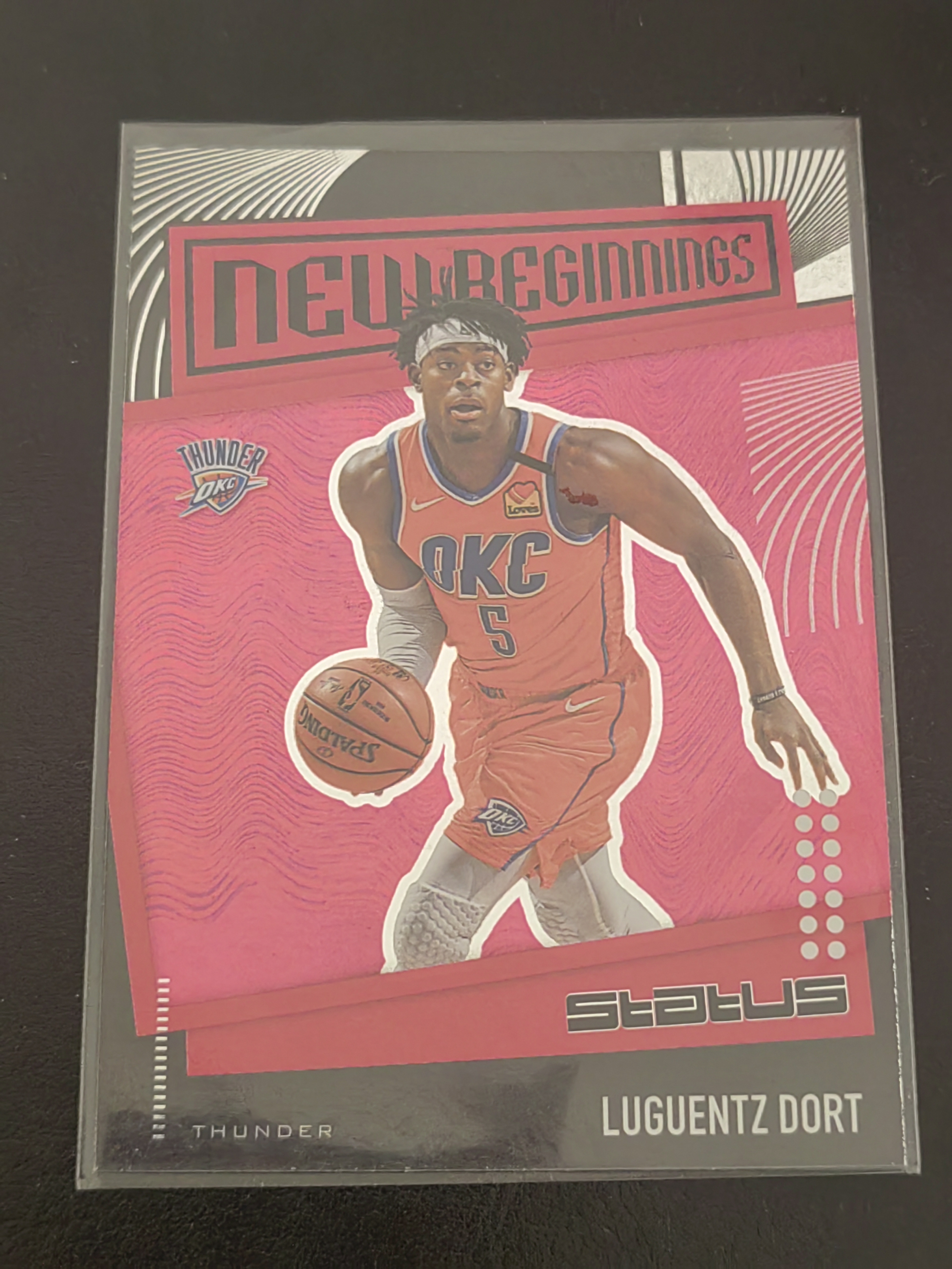2019-20 Panini Status Luguentz Dort Status 吕冈茨・多尔特 雷霆 新起点 篮 凑套 白边白角 不保卡品 卡品如图